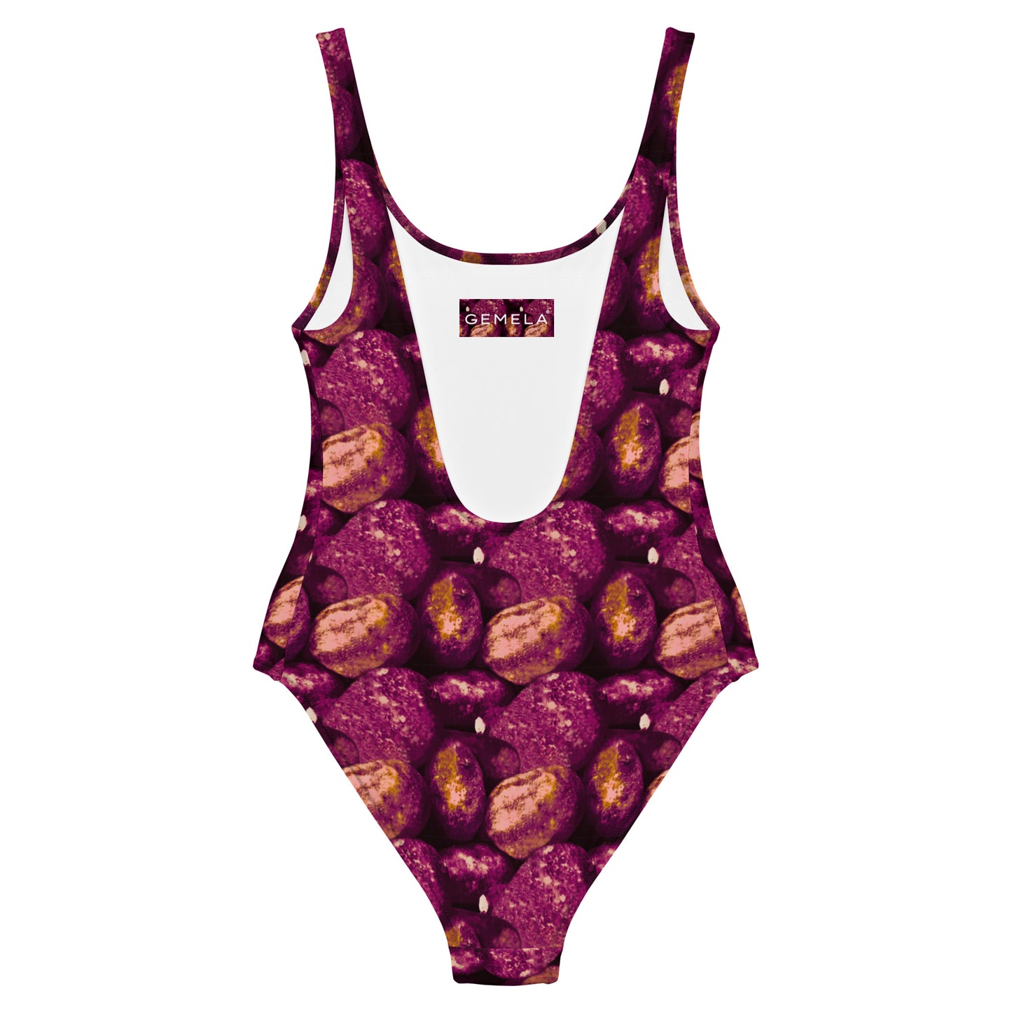 Two-Tone Potatoes One-Piece Swimsuit