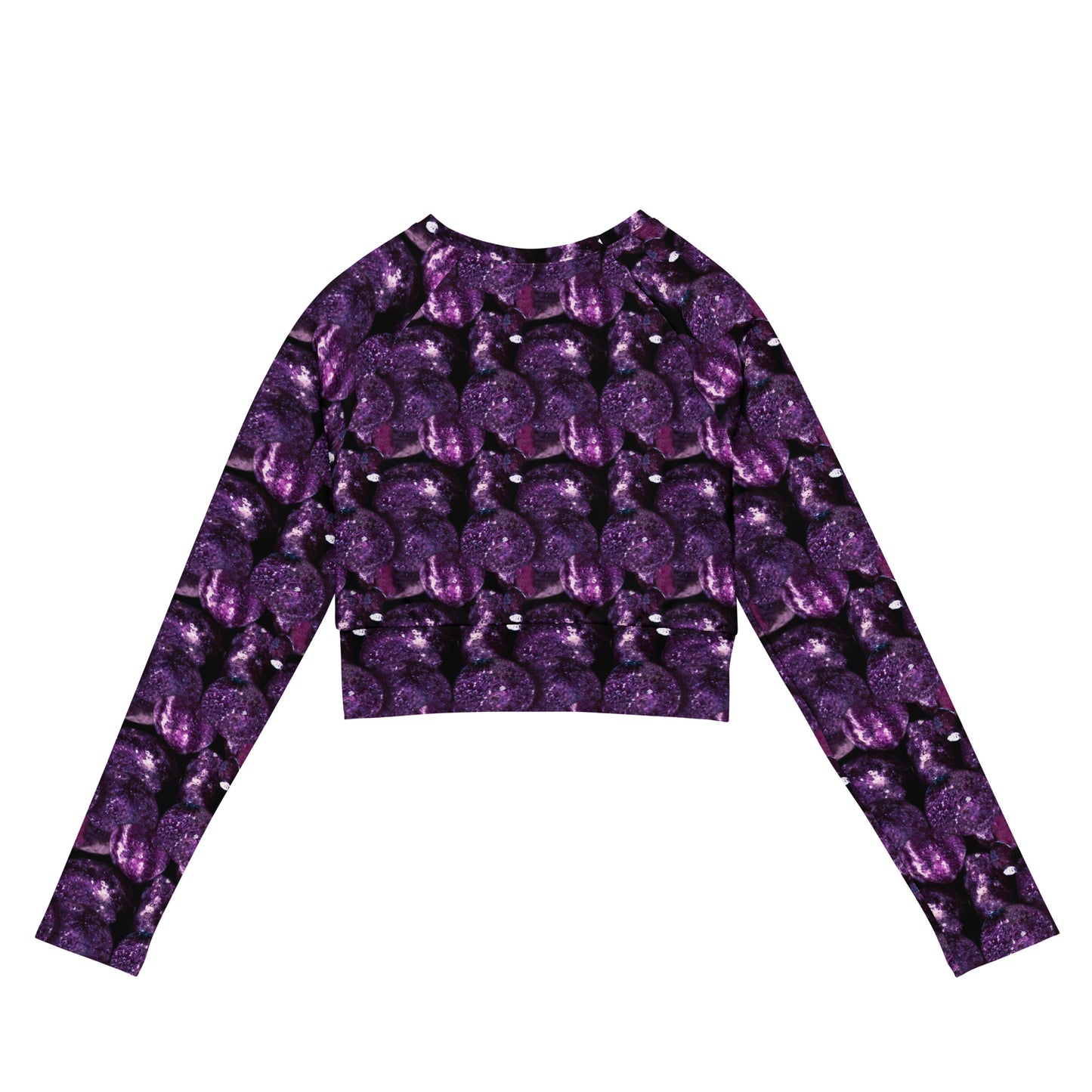 Product mockup, Sweatshirts, cropped top, Womens fashion, Online fashion, Tops, textured, Elevated basics, versatile wardrobe, breathable, essentials, workout, yoga clothes, fullsleeves, cropped, potato prints, all over print, bestsellers, lightweight, capsule collection, loungewear, purple potatoes, purple prints
