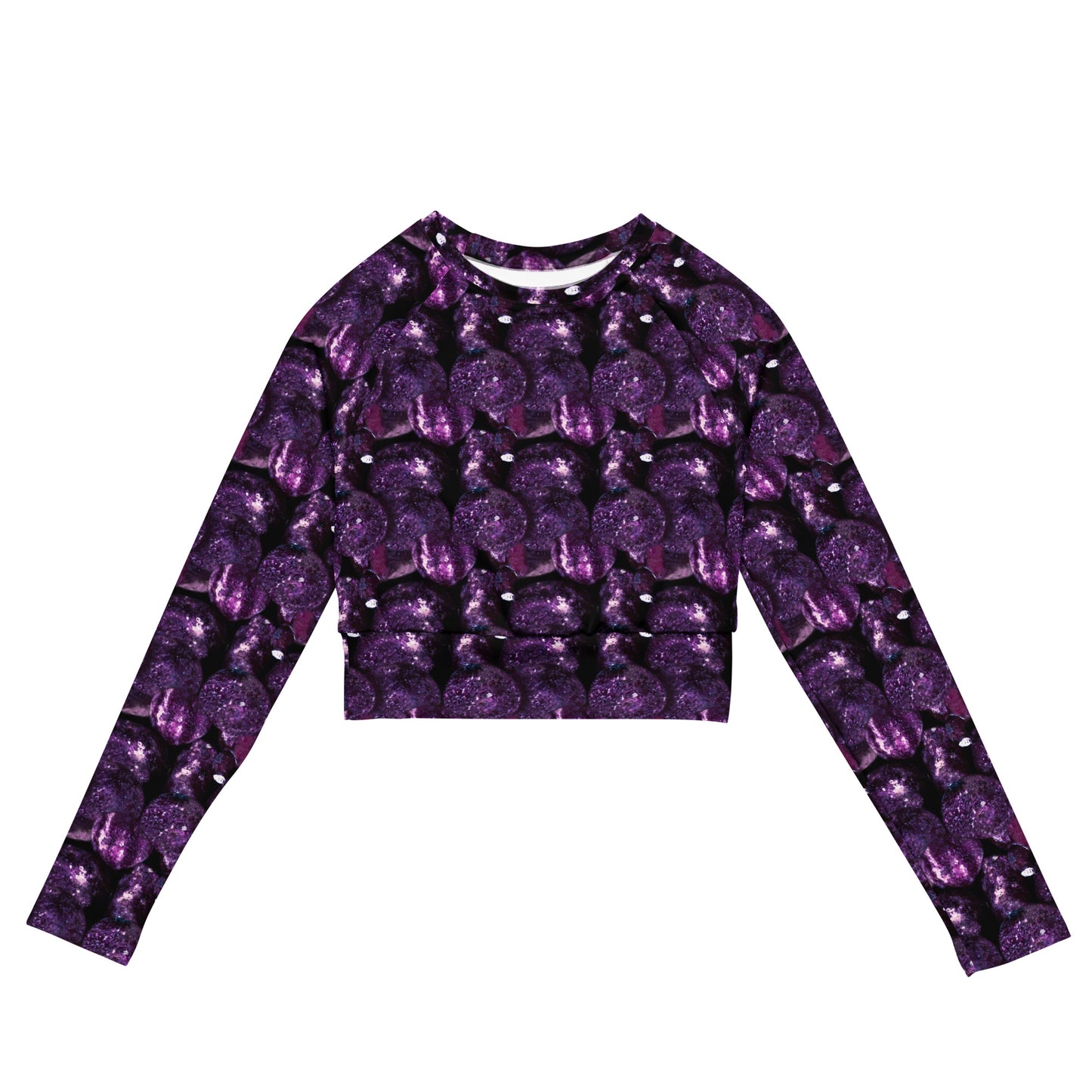 Product mockup, Sweatshirts, cropped top, Womens fashion, Online fashion, Tops, textured, Elevated basics, versatile wardrobe, breathable, essentials, workout, yoga clothes, fullsleeves, cropped, potato prints, all over print, bestsellers, lightweight, capsule collection, loungewear, purple potatoes, purple prints