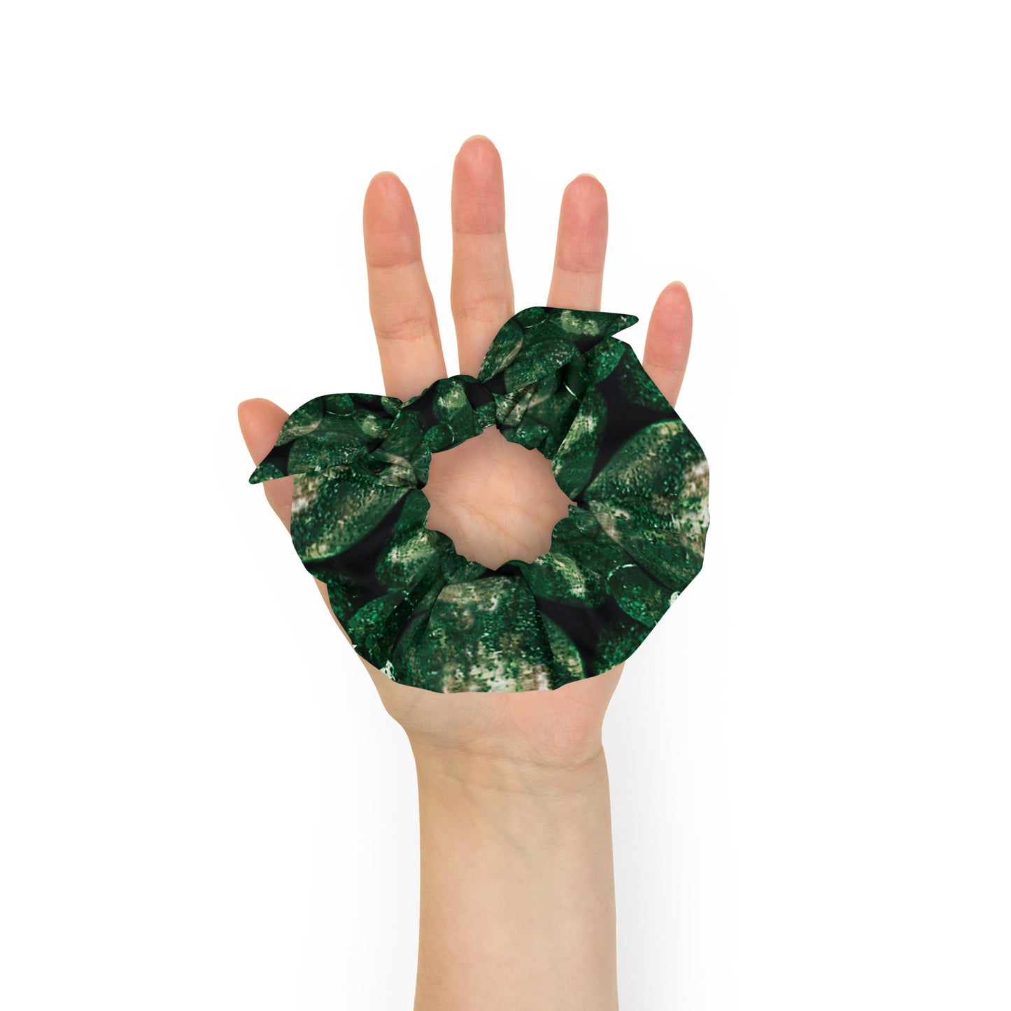 Product mockup, acrunchies, accessories, Womens fashion, Online fashion, textured, prints, Elevated basics, versatile wardrobe, essentials, basics, all over prints, matchy sets, potato prints, green potatoes