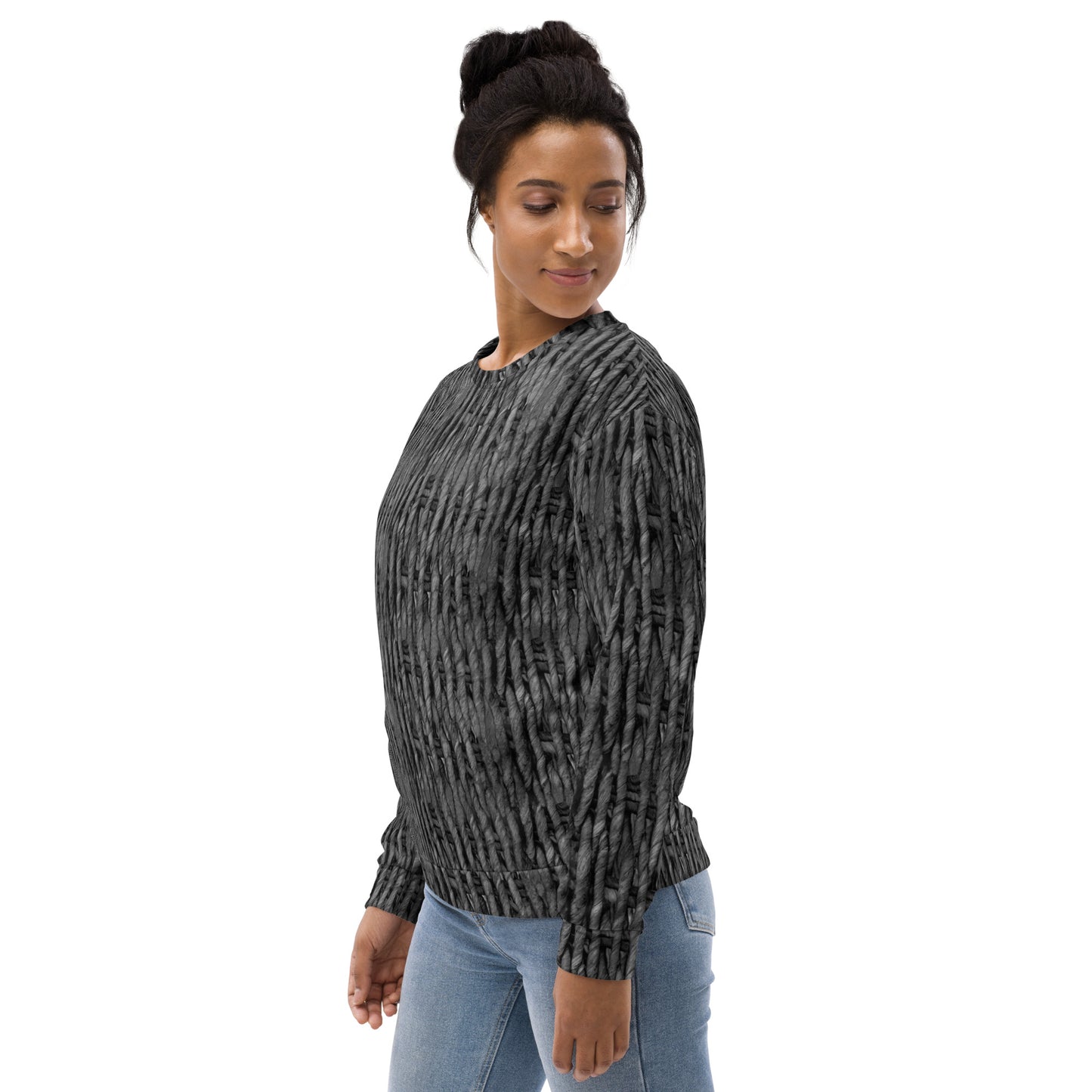 Product mockup, Sweatshirts, Womens fashion, Online fashion, Tops, textured, Elevated basics, versatile wardrobe, breathable, essentials, workout, yoga clothes, full length, training gear, round neck