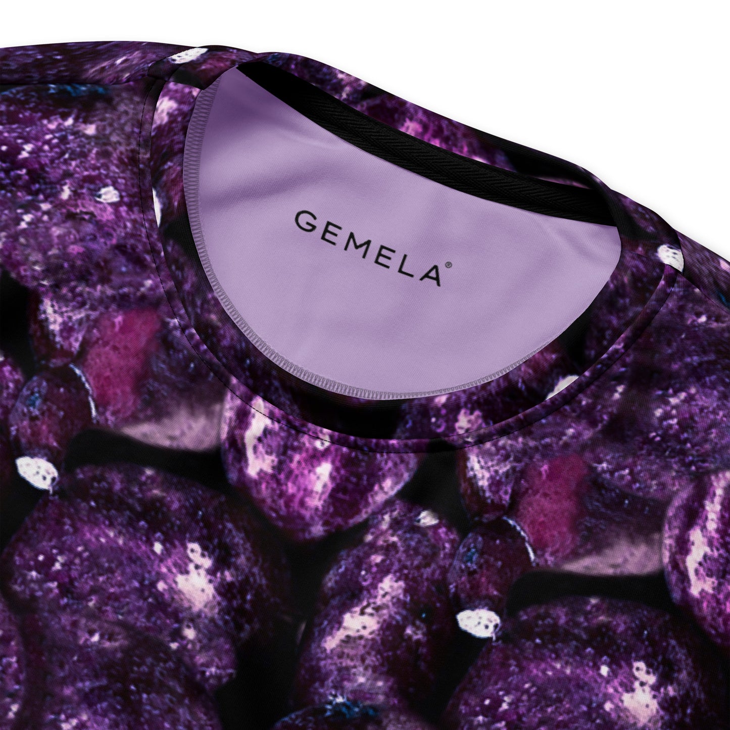 Product mockup, Sweatshirts, Womens fashion, Online fashion, Tops, textured, Elevated basics, versatile wardrobe, breathable, essentials, workout, yoga clothes, full length, training gear, round neck, purple potatoes, potato prints