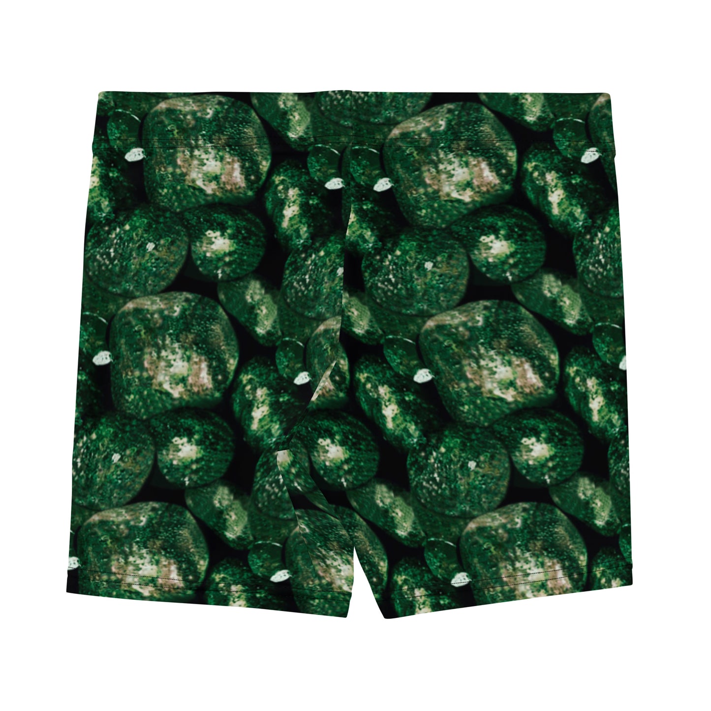 Vivid Green Potatoes Swim Shorts