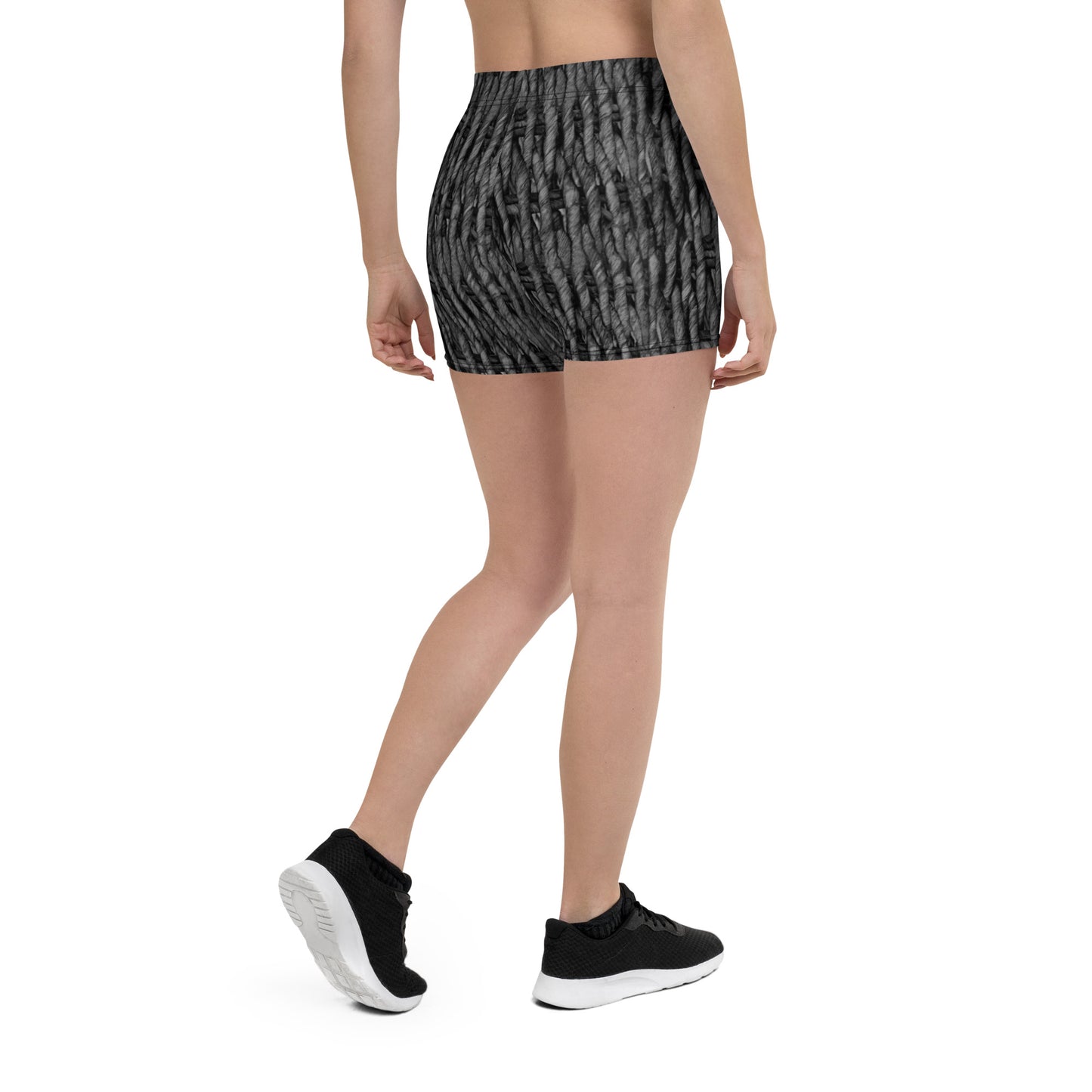 Product mockup, shorts, casual look, Womens fashion, Online fashion, textured, Elevated basics, versatile wardrobe, breathable, essentials, all over print, bestsellers, lightweight, capsule collection, running, workout, comfort