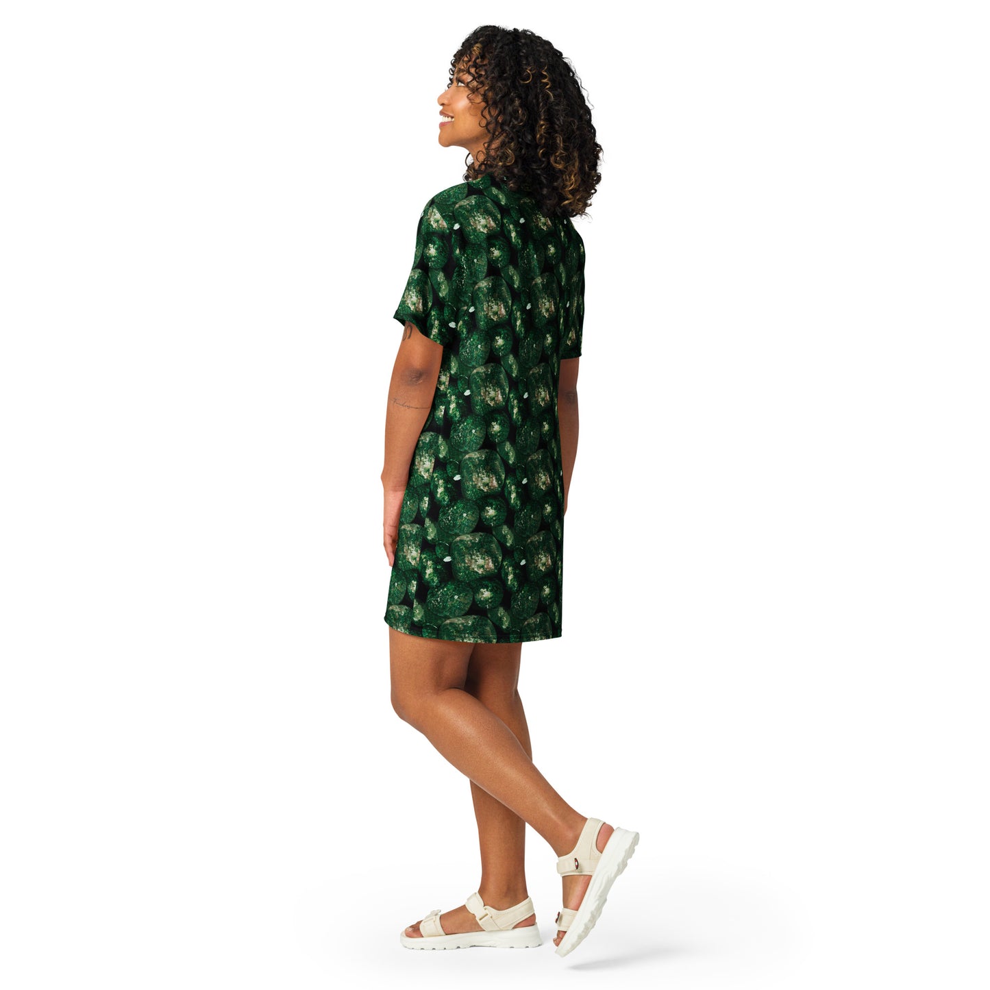 Green Potato Sack T-shirt Dress