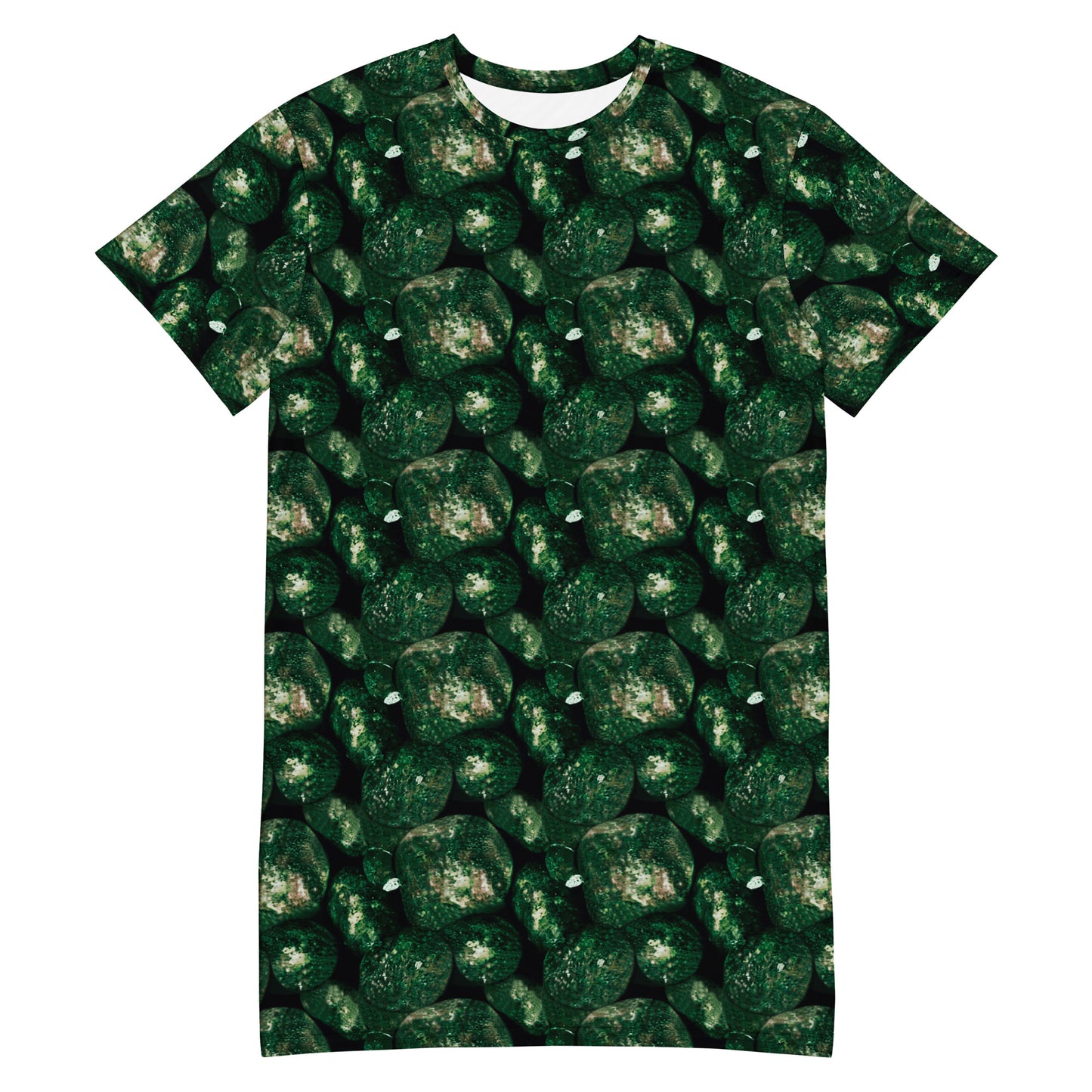 Green Potato Sack T-shirt Dress