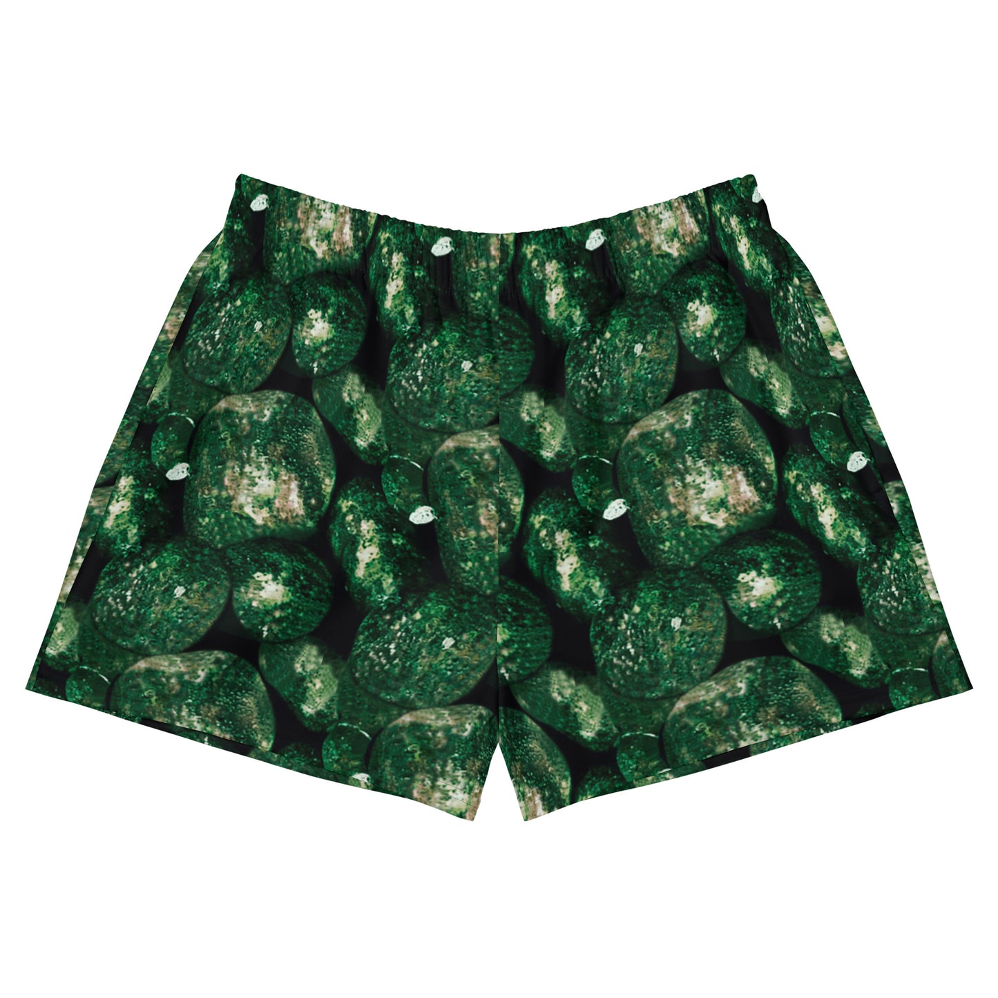 Product mockup, shorts, yoga, running, workout, gym, loose shorts, boxyfit, casual look, Womens fashion, Online fashion, textured, Elevated basics, versatile wardrobe, breathable, essentials, all over print, bestsellers, lightweight, capsule collection, running, workout, comfort, green potatoes, potato prints