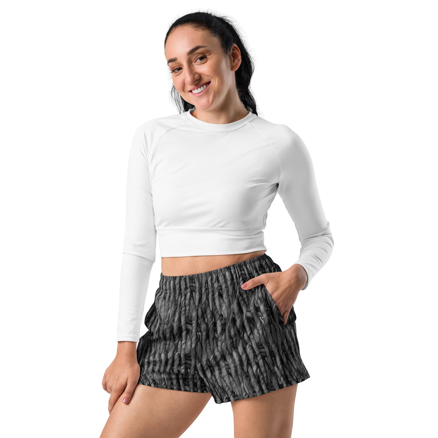 Product mockup, shorts, yoga, running, workout, gym, loose shorts, boxyfit, casual look, Womens fashion, Online fashion, textured, Elevated basics, versatile wardrobe, breathable, essentials, all over print, bestsellers, lightweight, capsule collection, running, workout, comfort