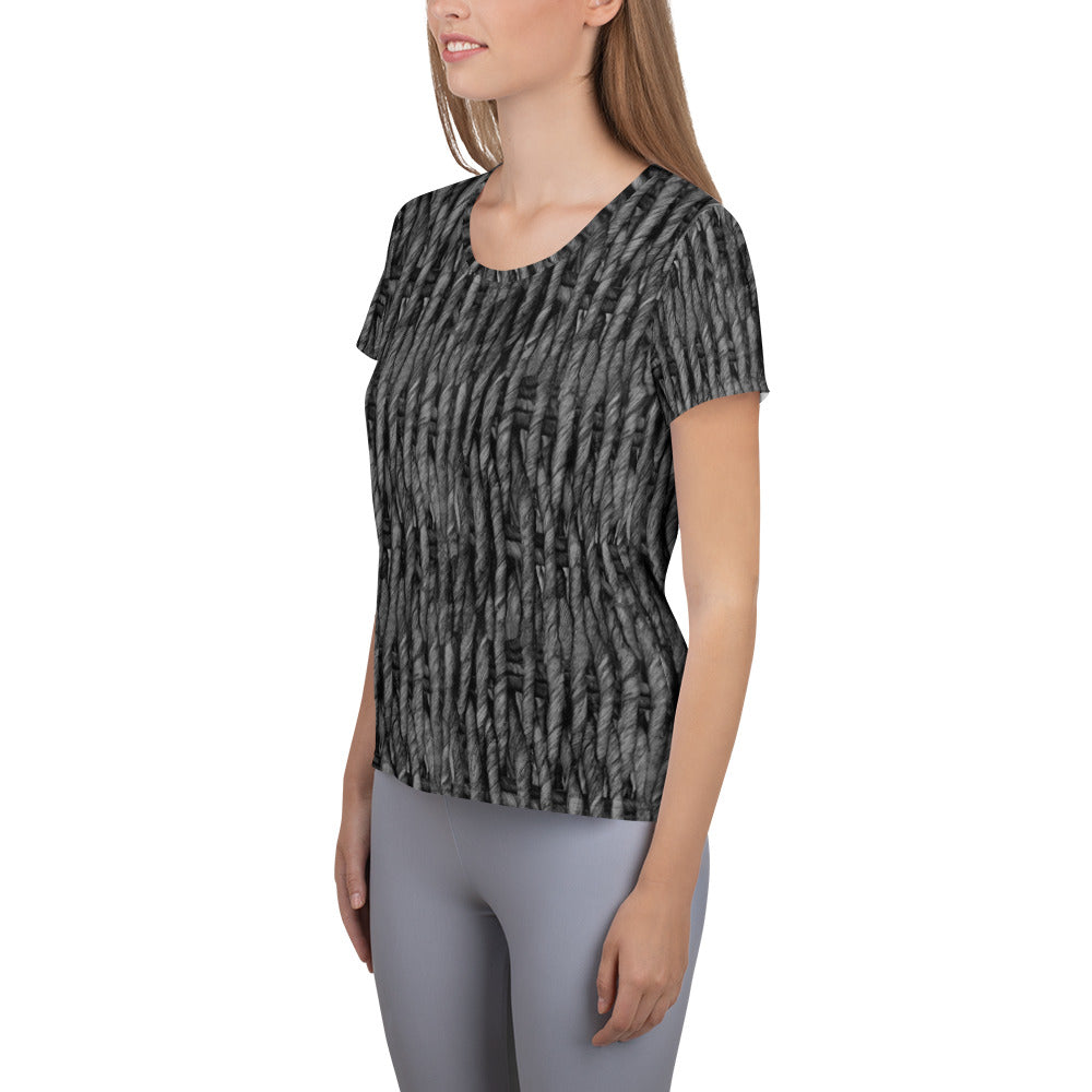 Product mockup, tshirts, Womens fashion, Online fashion, Tops, regular fit, textured, Elevated basics, versatile wardrobe, breathable, essentials, workout, yoga clothes, full length, training gear, round neck