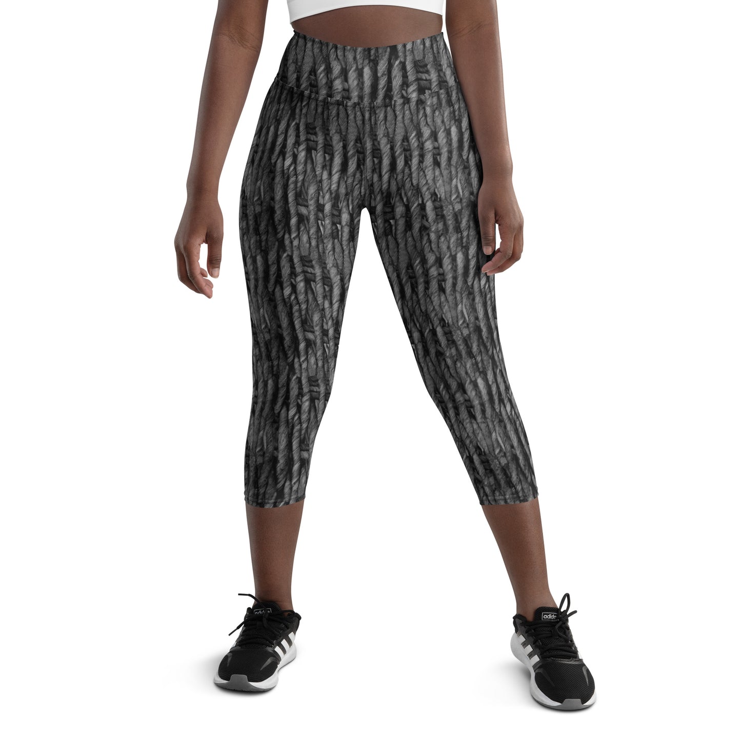 Product mockup, trousers, leggings, capri leggings, Womens fashion, Online fashion, textured, prints, Elevated basics, versatile wardrobe, breathable, essentials, basics, potato prints, full length, comfy, all over prints, matching sets