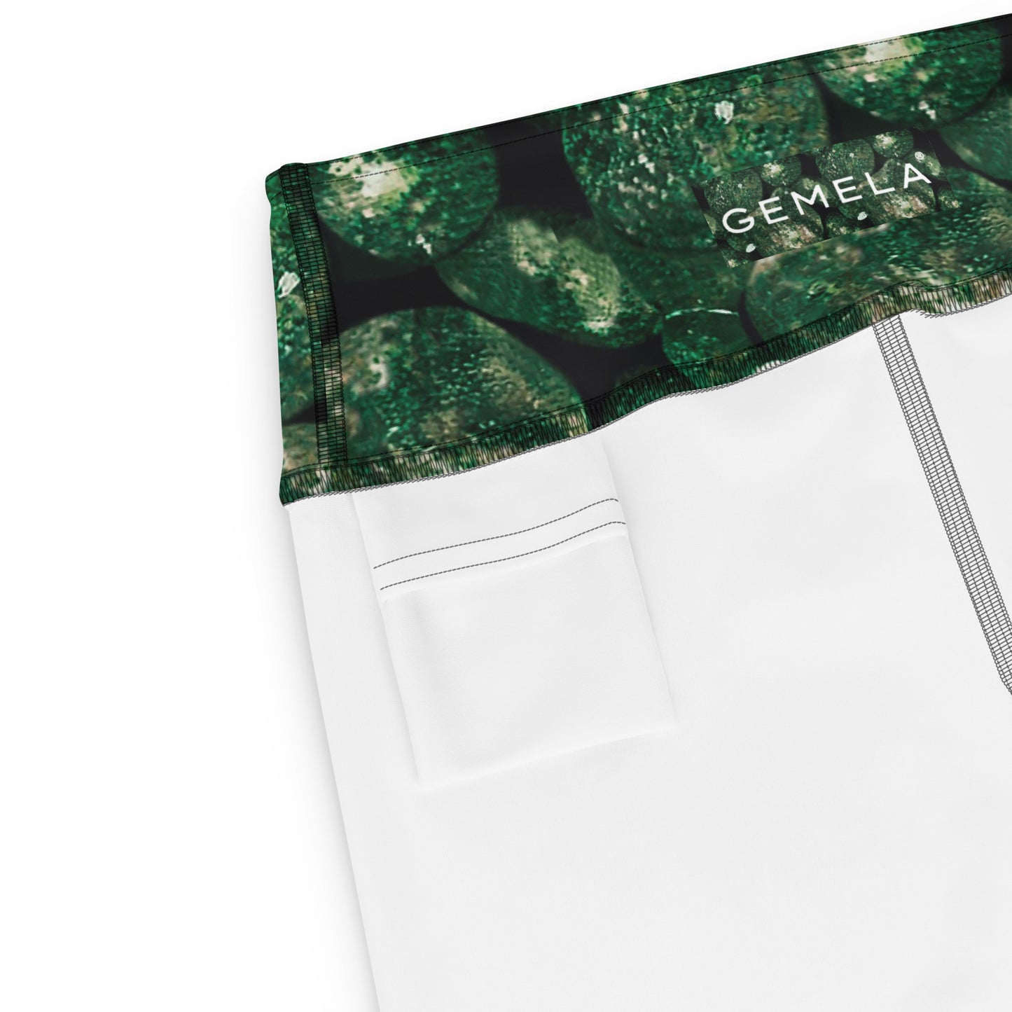 Vivid Green Potatoes Capri Leggings