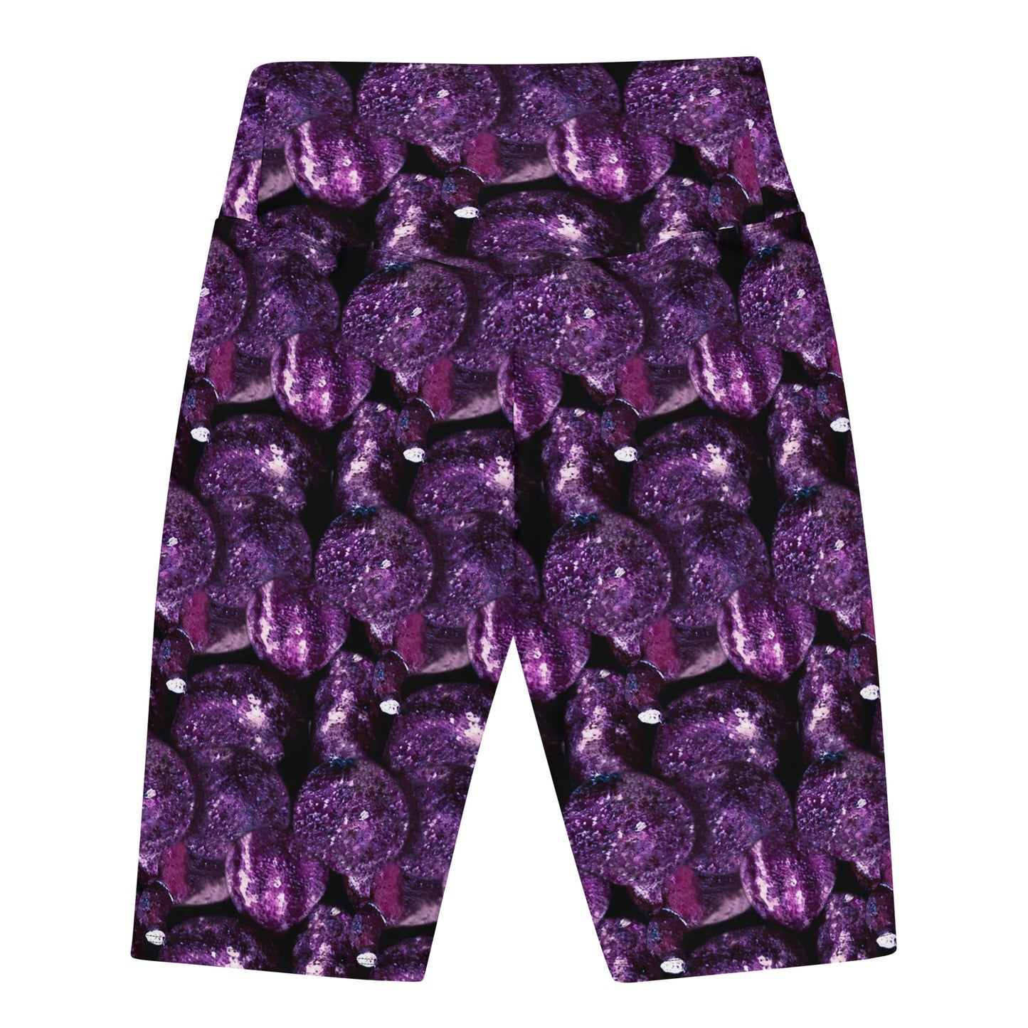 Vivid Purple Potatoes Biker Shorts