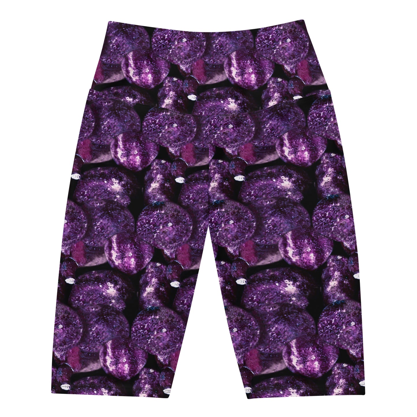 Vivid Purple Potatoes Biker Shorts