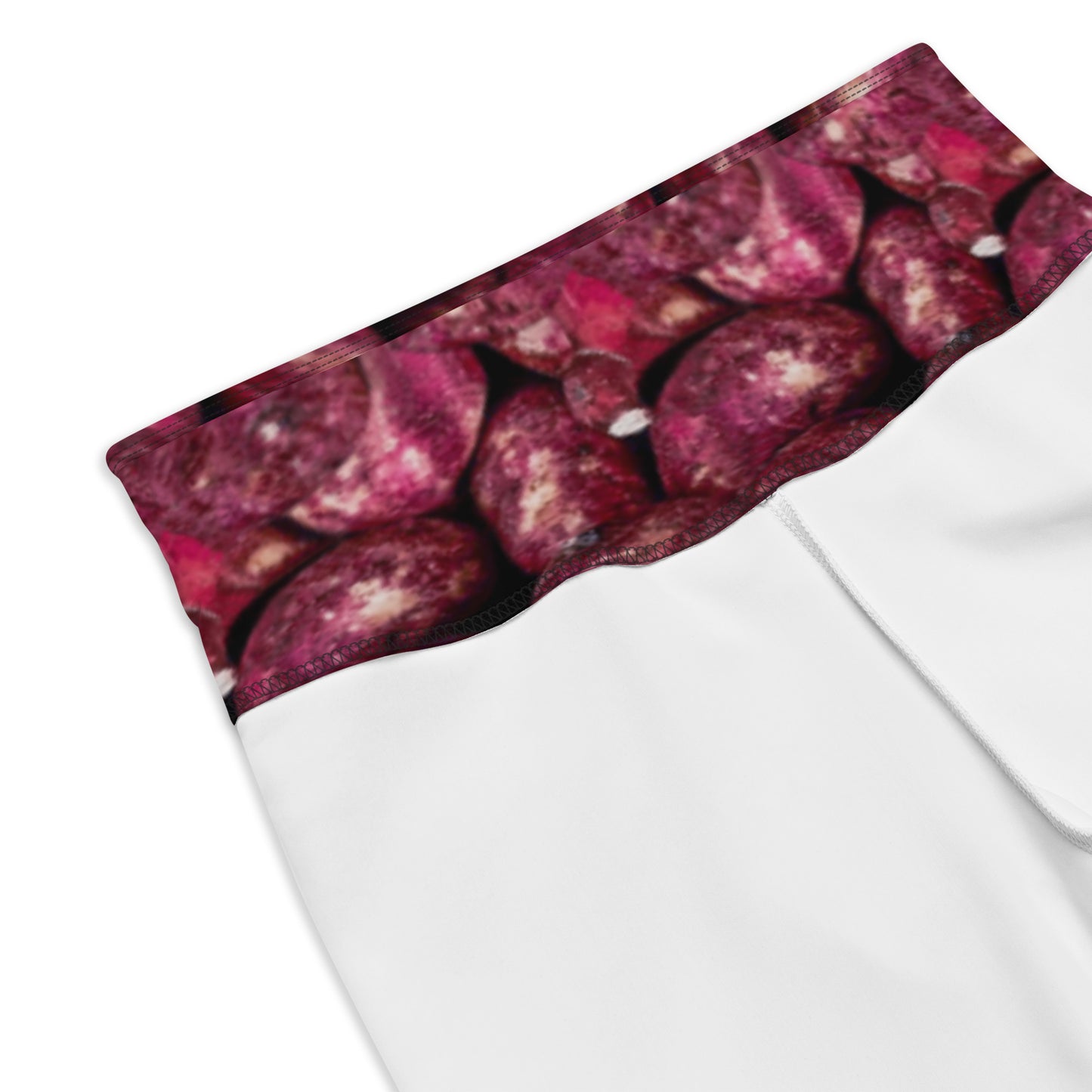 Vivid Pink Potatoes Biker Shorts