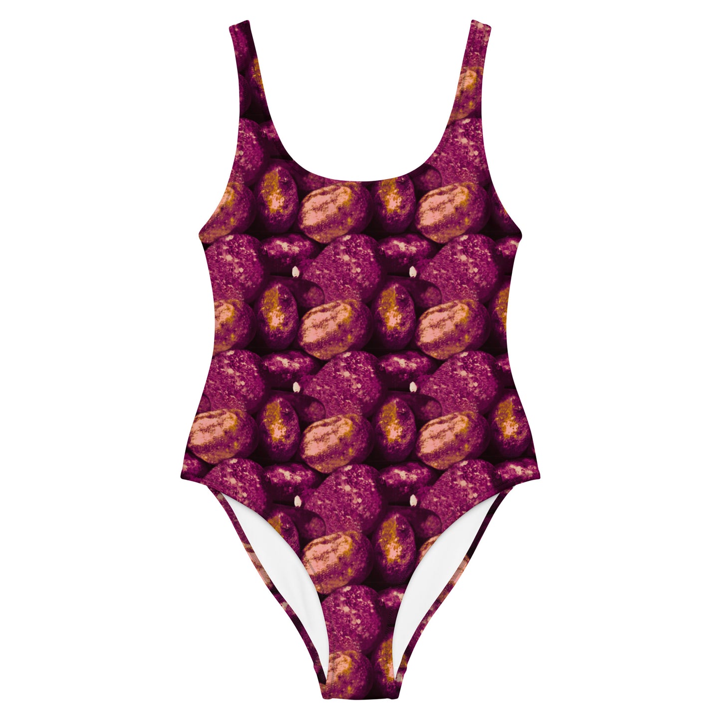 Two-Tone Potatoes One-Piece Swimsuit