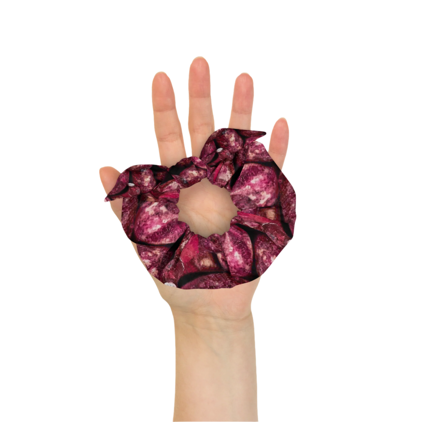 Pink Potatoes Scrunchie