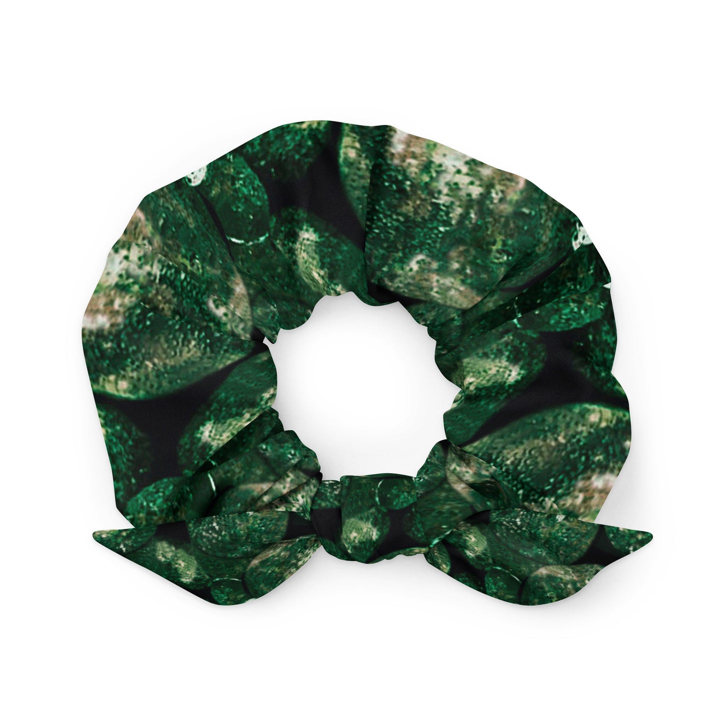 Green Potatoes Scrunchie