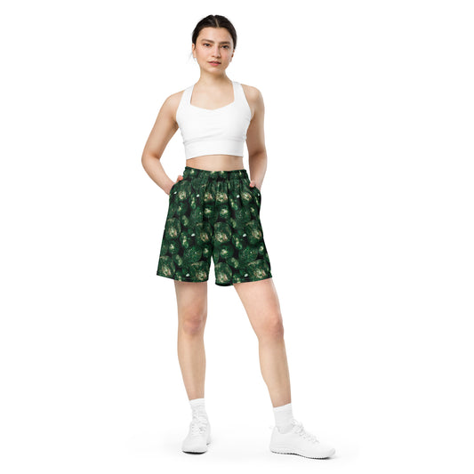 Vivid Green Potatoes Loose-fit Basketball Shorts