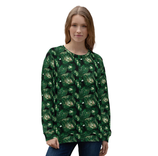 Vivid Green Potatoes Sweatshirt