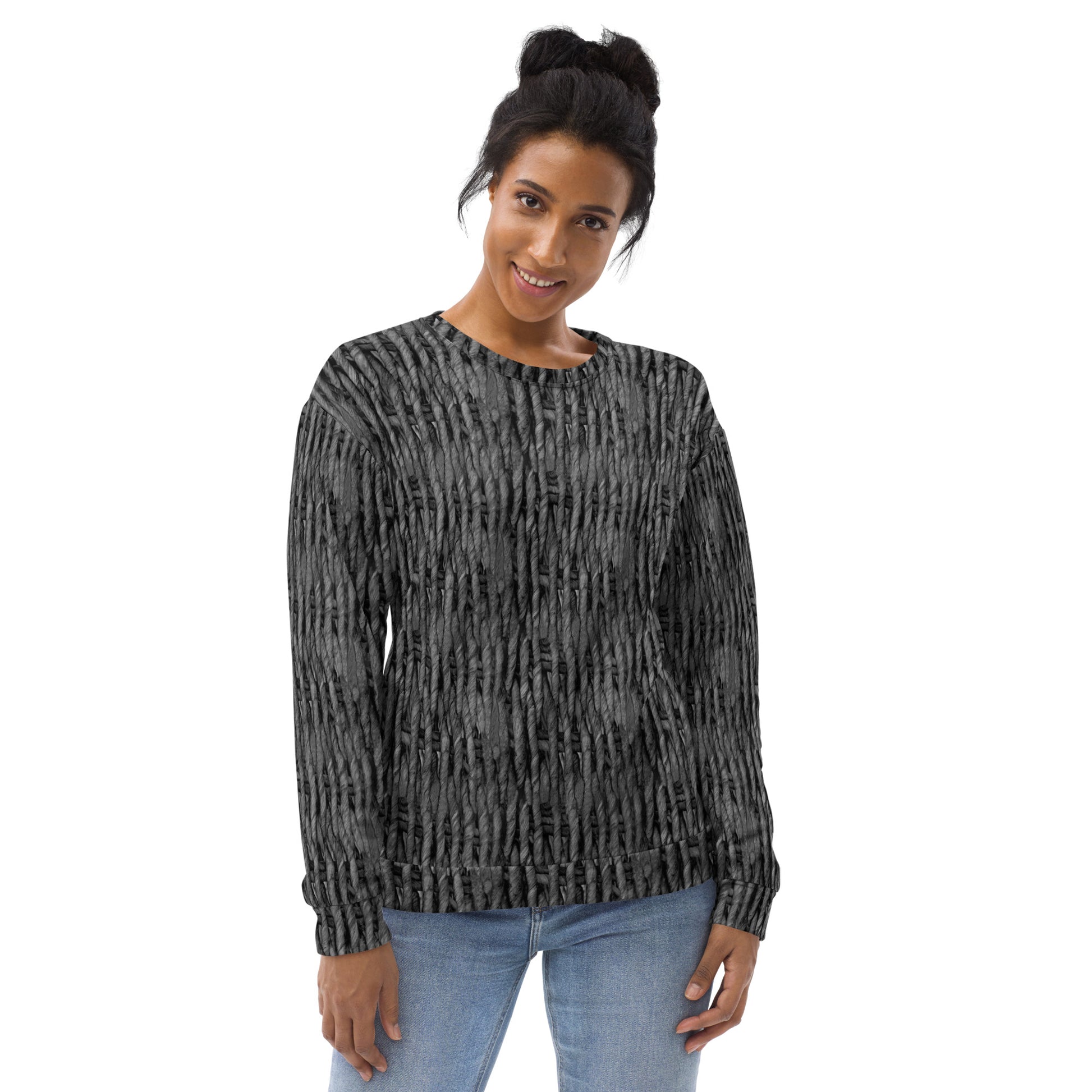 Product mockup, Sweatshirts, Womens fashion, Online fashion, Tops, textured, Elevated basics, versatile wardrobe, breathable, essentials, workout, yoga clothes, full length, training gear, round neck