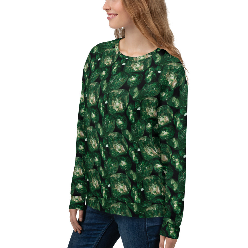 Vivid Green Potatoes Sweatshirt