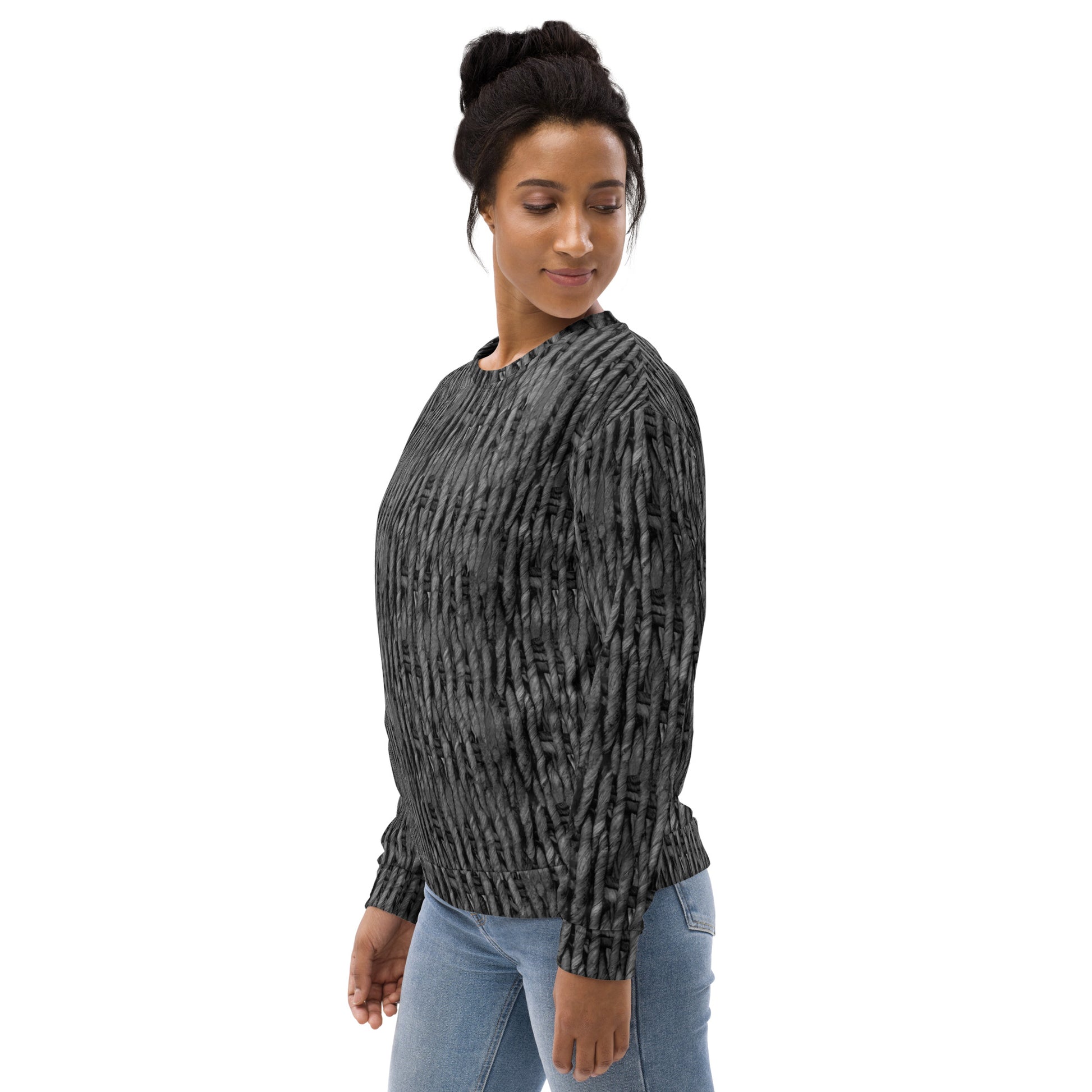 Product mockup, Sweatshirts, Womens fashion, Online fashion, Tops, textured, Elevated basics, versatile wardrobe, breathable, essentials, workout, yoga clothes, full length, training gear, round neck