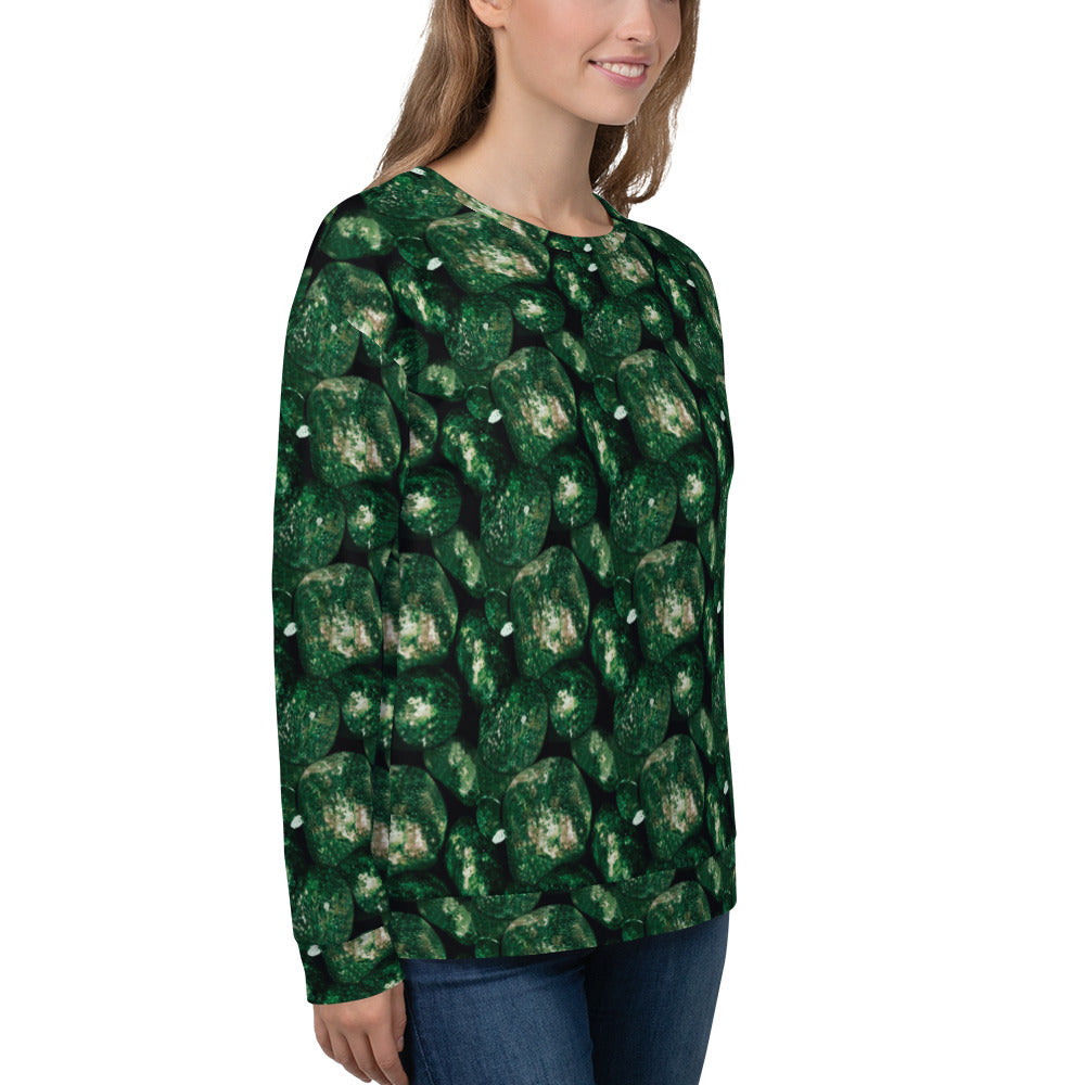 Vivid Green Potatoes Sweatshirt