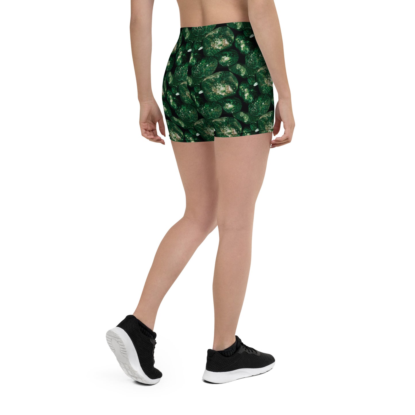 Vivid Green Potatoes Swim Shorts