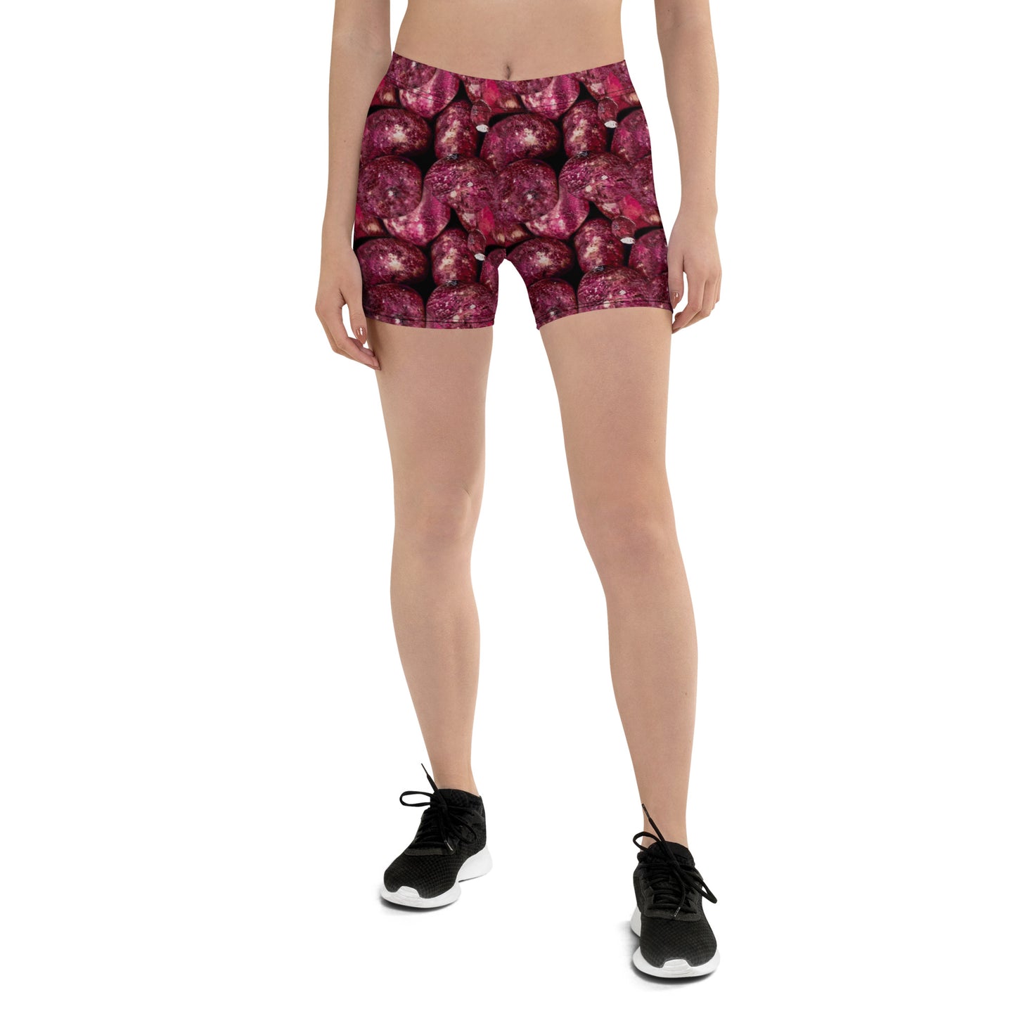 Vivid Pink Potatoes Swim Shorts