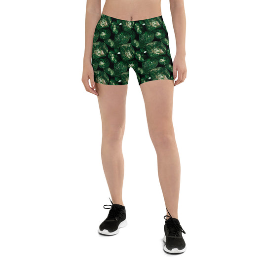 Vivid Green Potatoes Swim Shorts