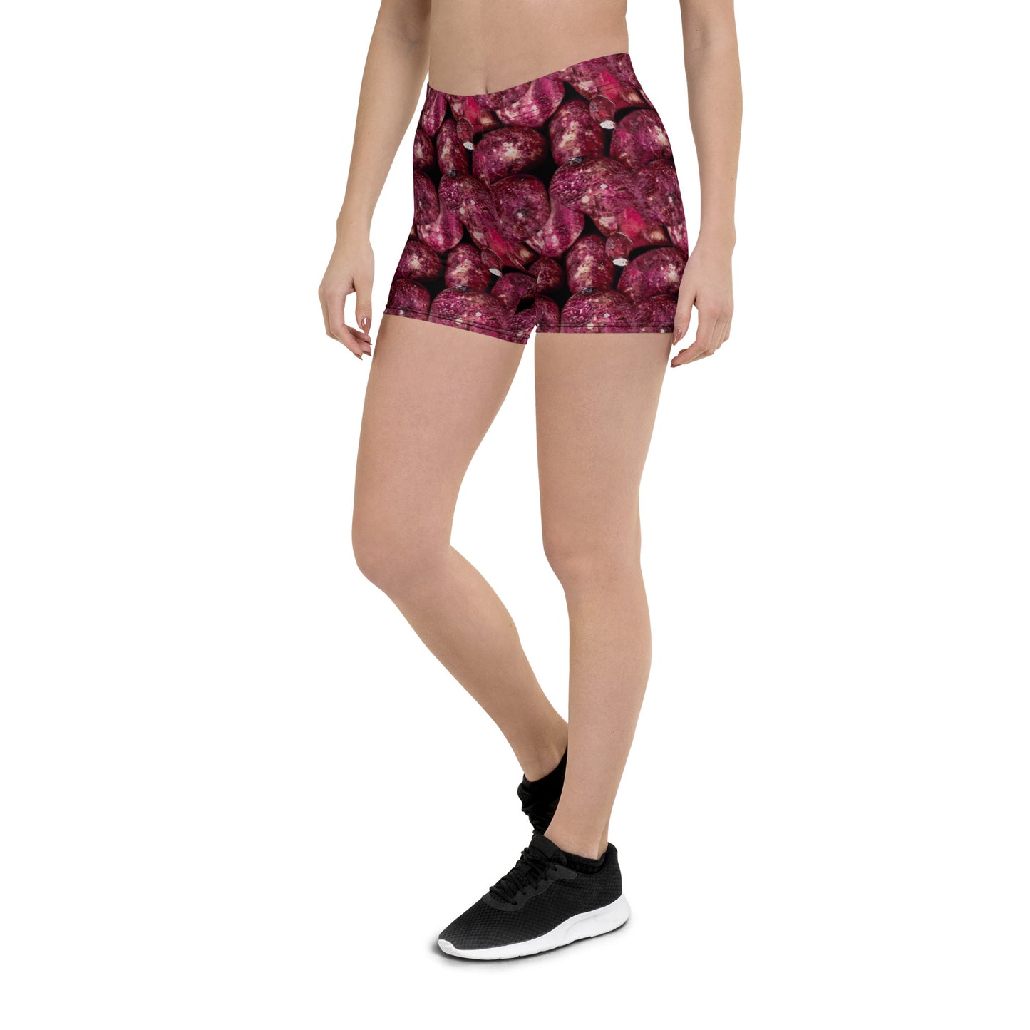 Vivid Pink Potatoes Swim Shorts