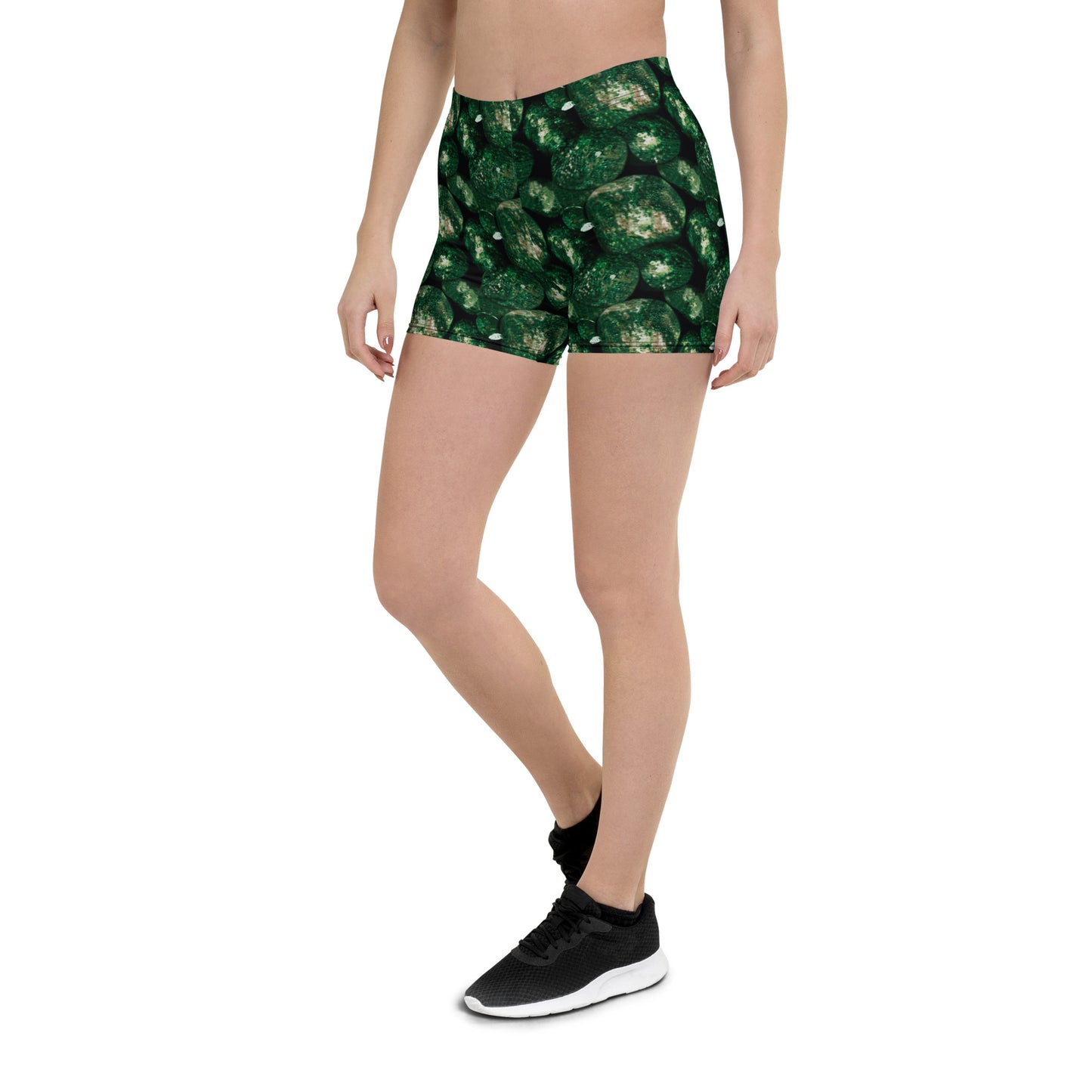 Vivid Green Potatoes Swim Shorts