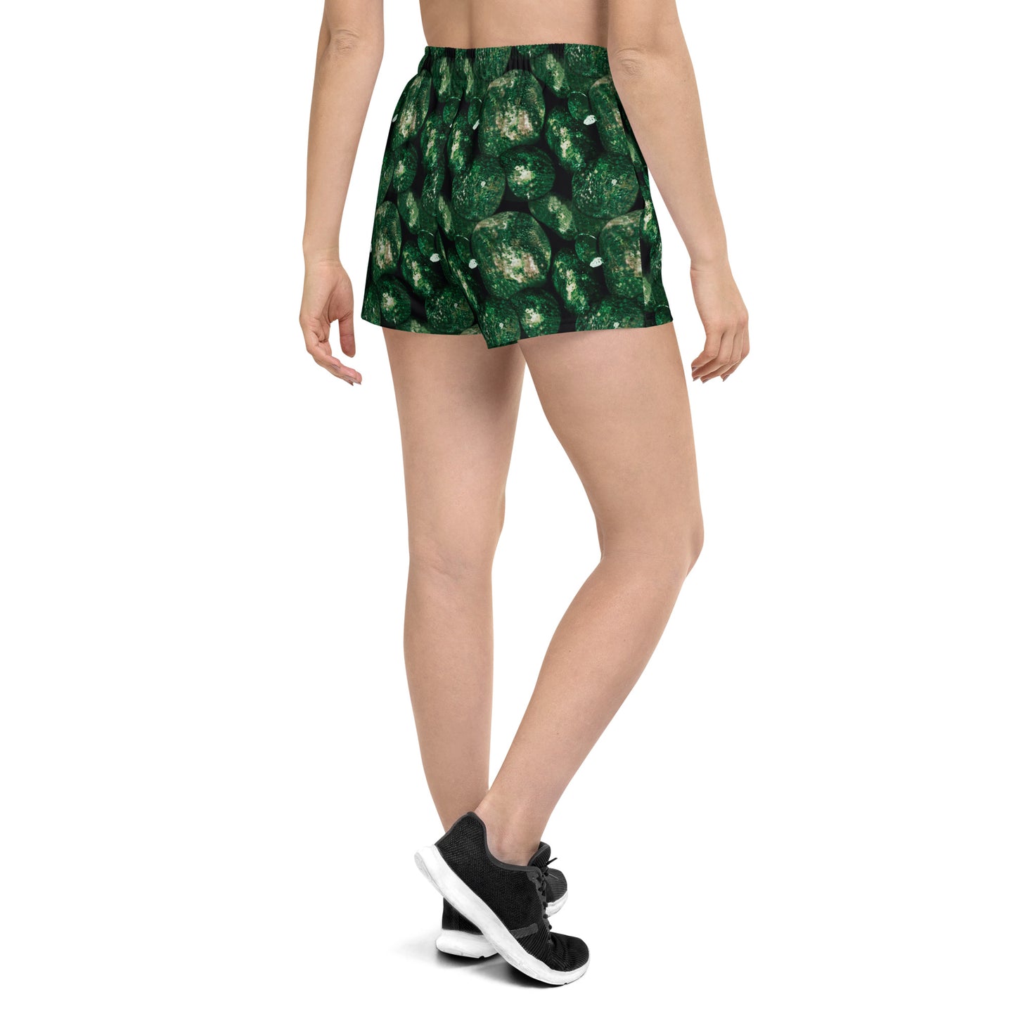 Vivid Green Potatoes Loose-fit Running Shorts