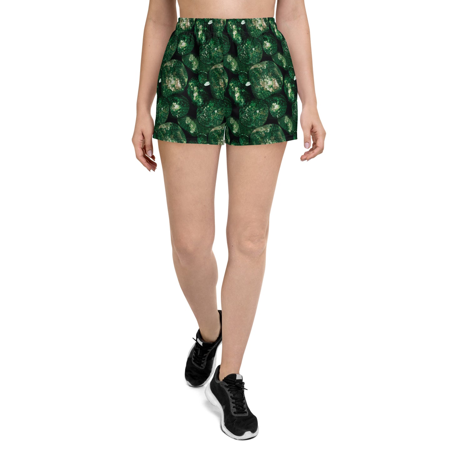 Vivid Green Potatoes Loose-fit Running Shorts