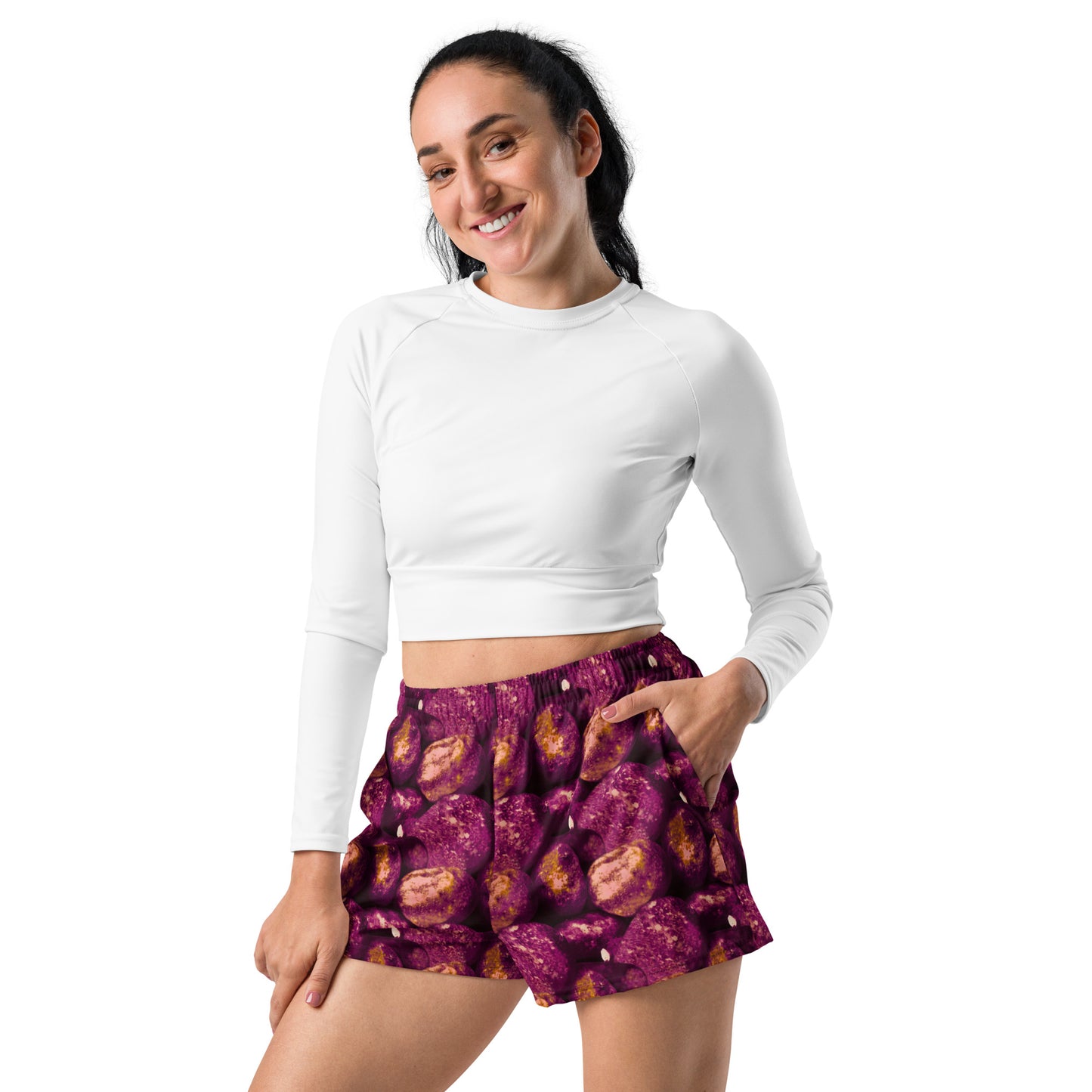 Two-Tone Potatoes Loose-fit Running Shorts