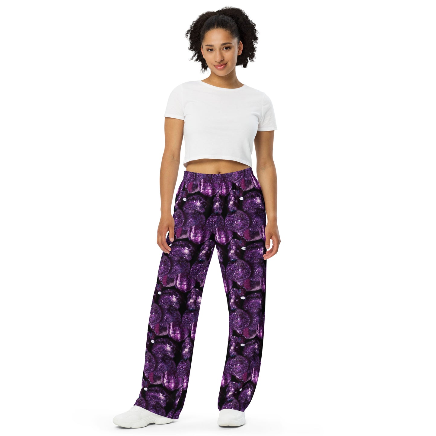 Purple Potatoes Wide-leg Trousers