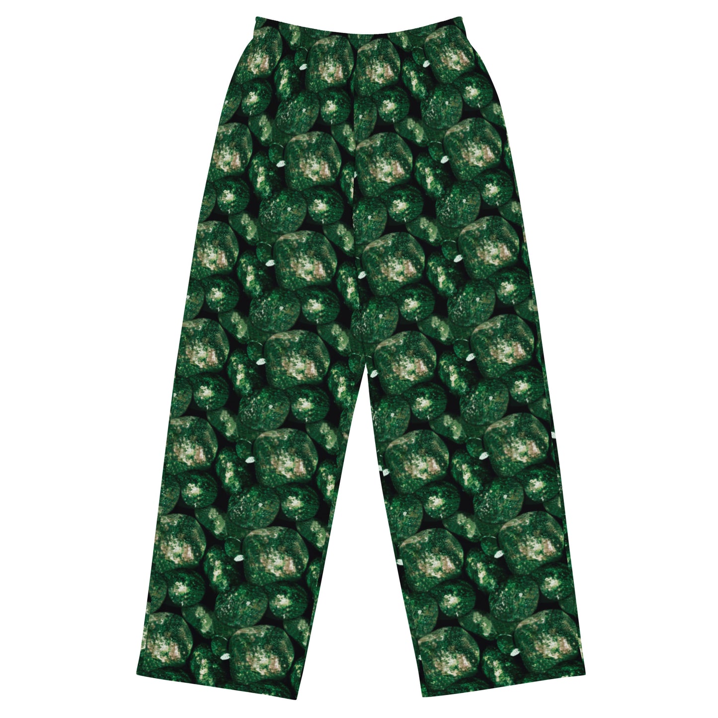 Green Potatoes Wide-leg Trousers