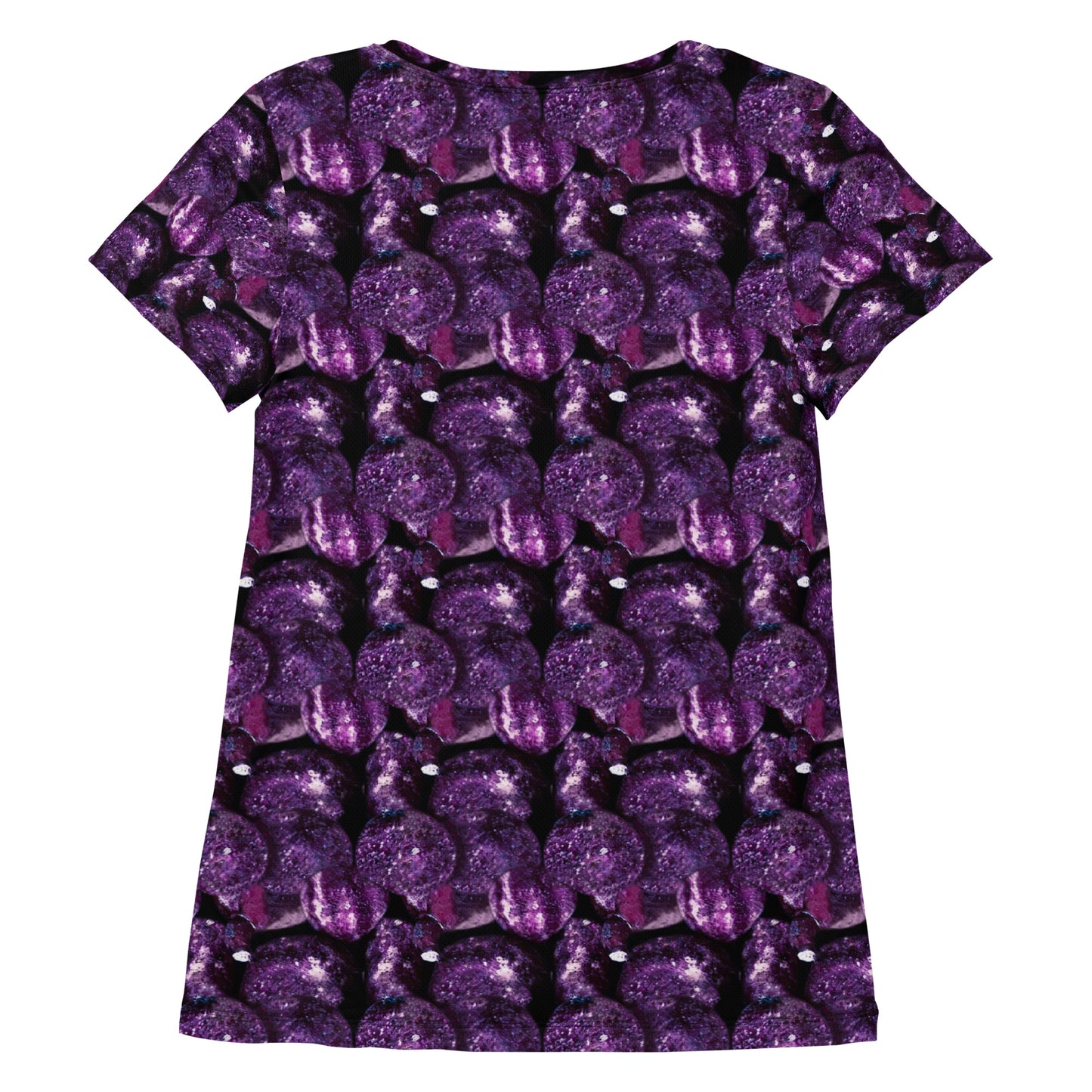 Vivid Purple Potatoes Athletic T-shirt