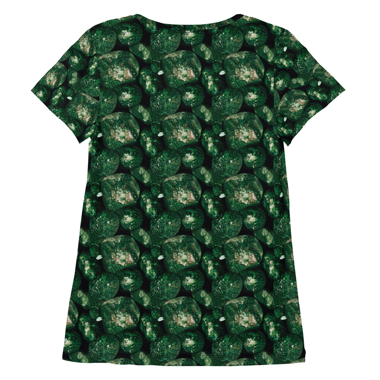 Vivid Green Potatoes Athletic T-shirt