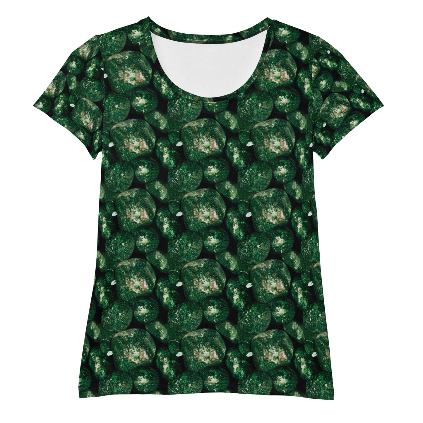 Vivid Green Potatoes Athletic T-shirt