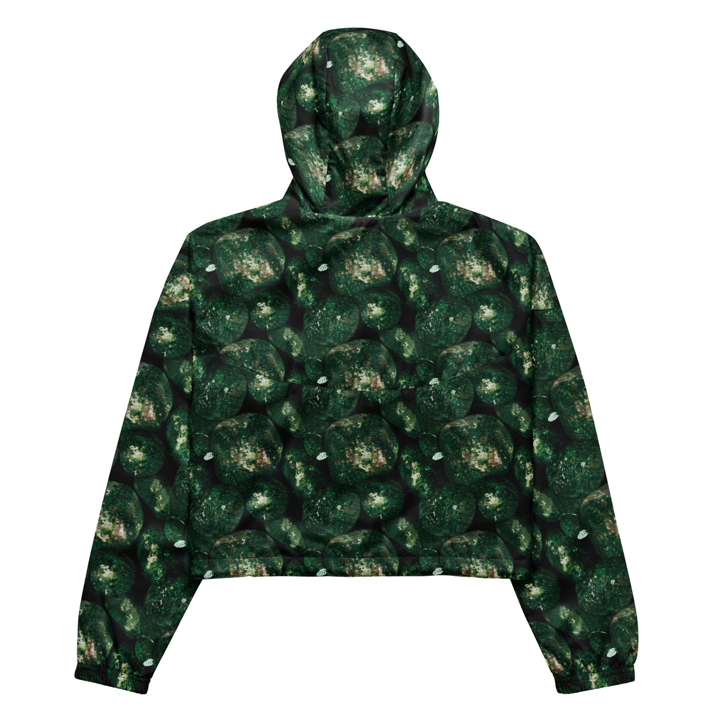 Green Potatoes Cropped Windbreaker