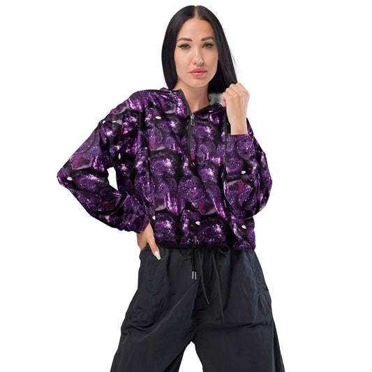 Purple Potatoes Cropped Windbreaker