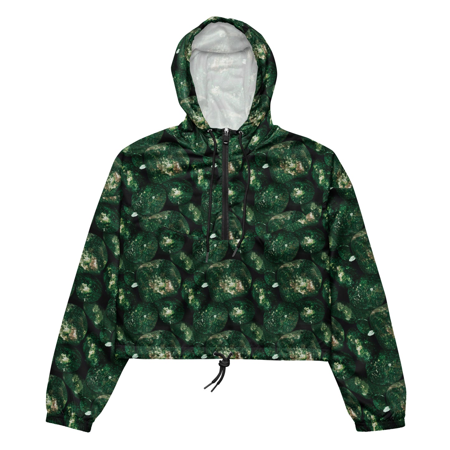 Green Potatoes Cropped Windbreaker