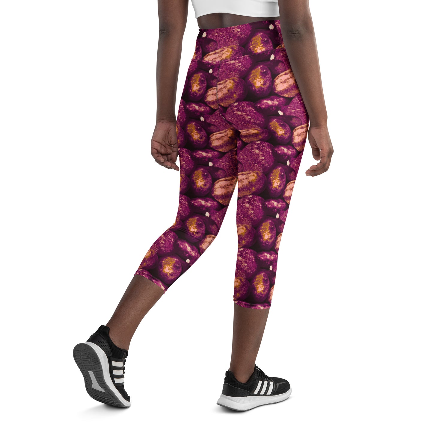 Two-Tone Potatoes Capri Leggings