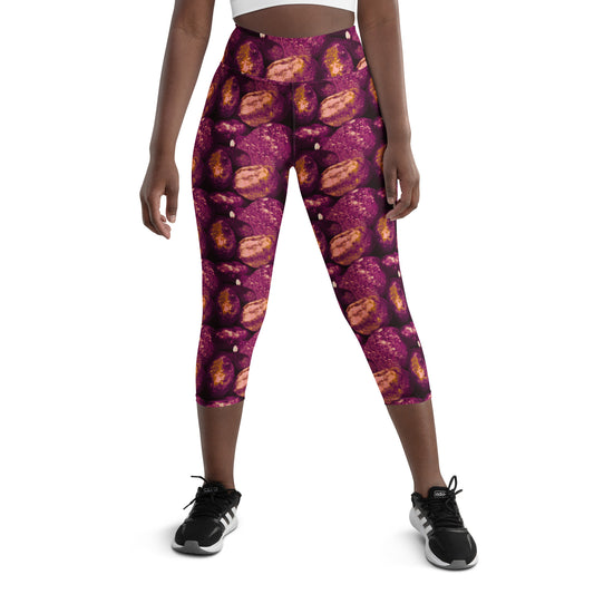 Two-Tone Potatoes Capri Leggings