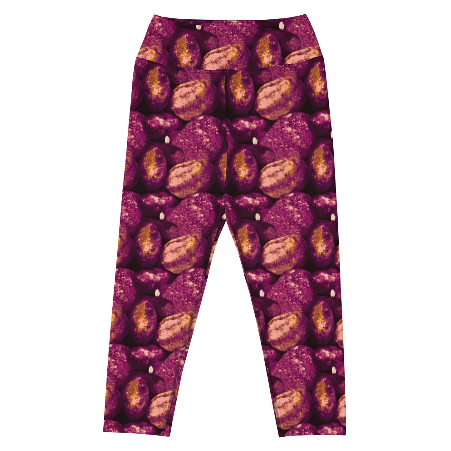 Two-Tone Potatoes Capri Leggings