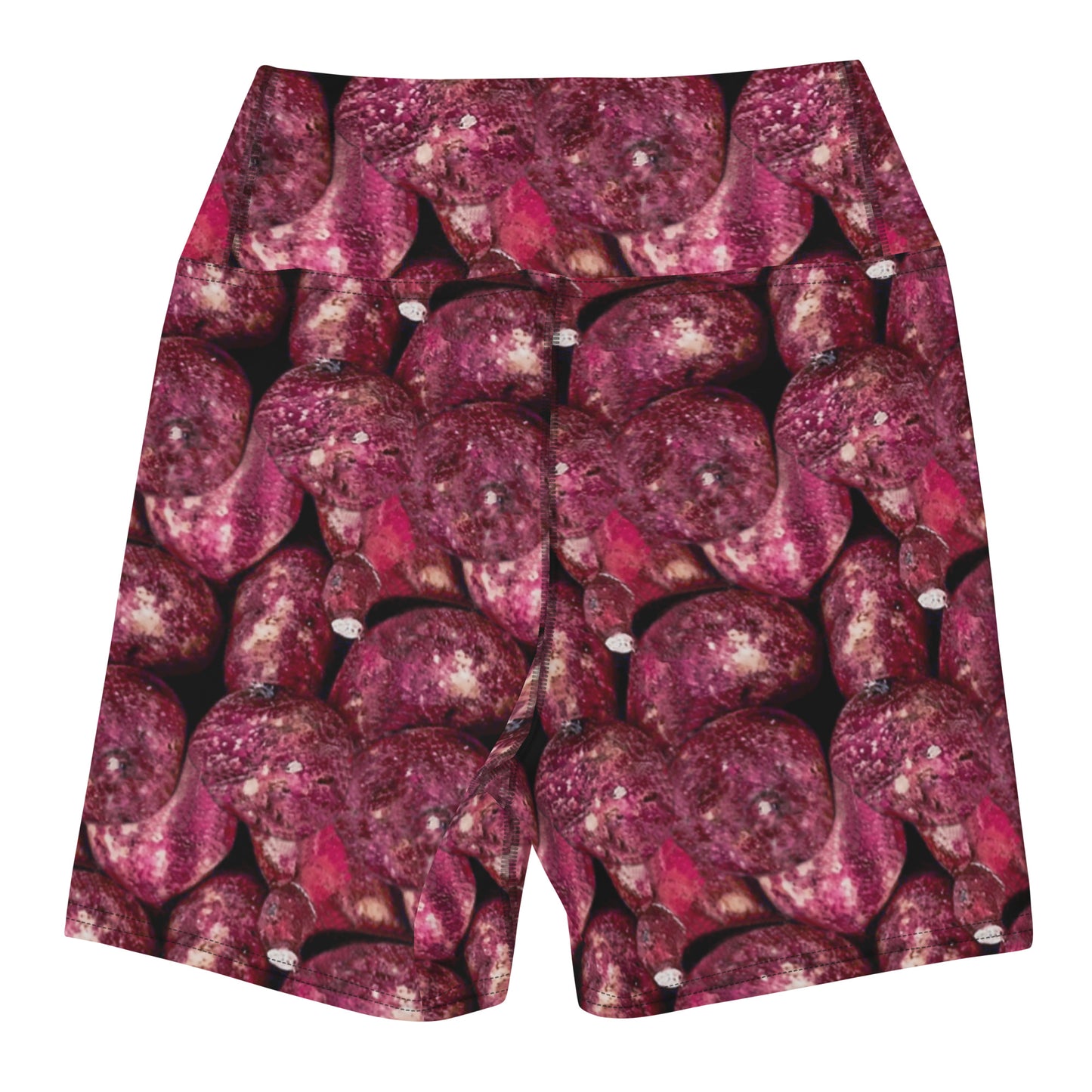 Vivid Pink Potatoes Athletic Shorts