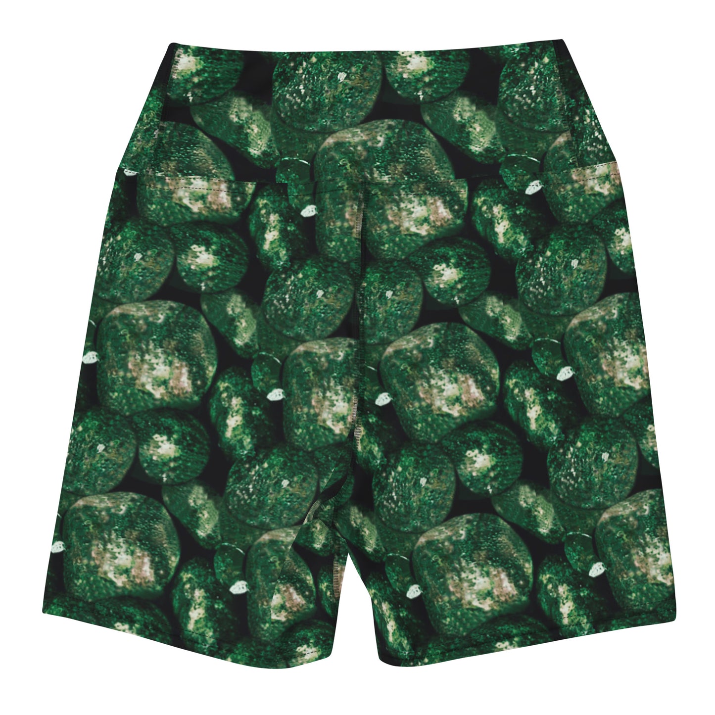 Vivid Green Potatoes Athletic Shorts