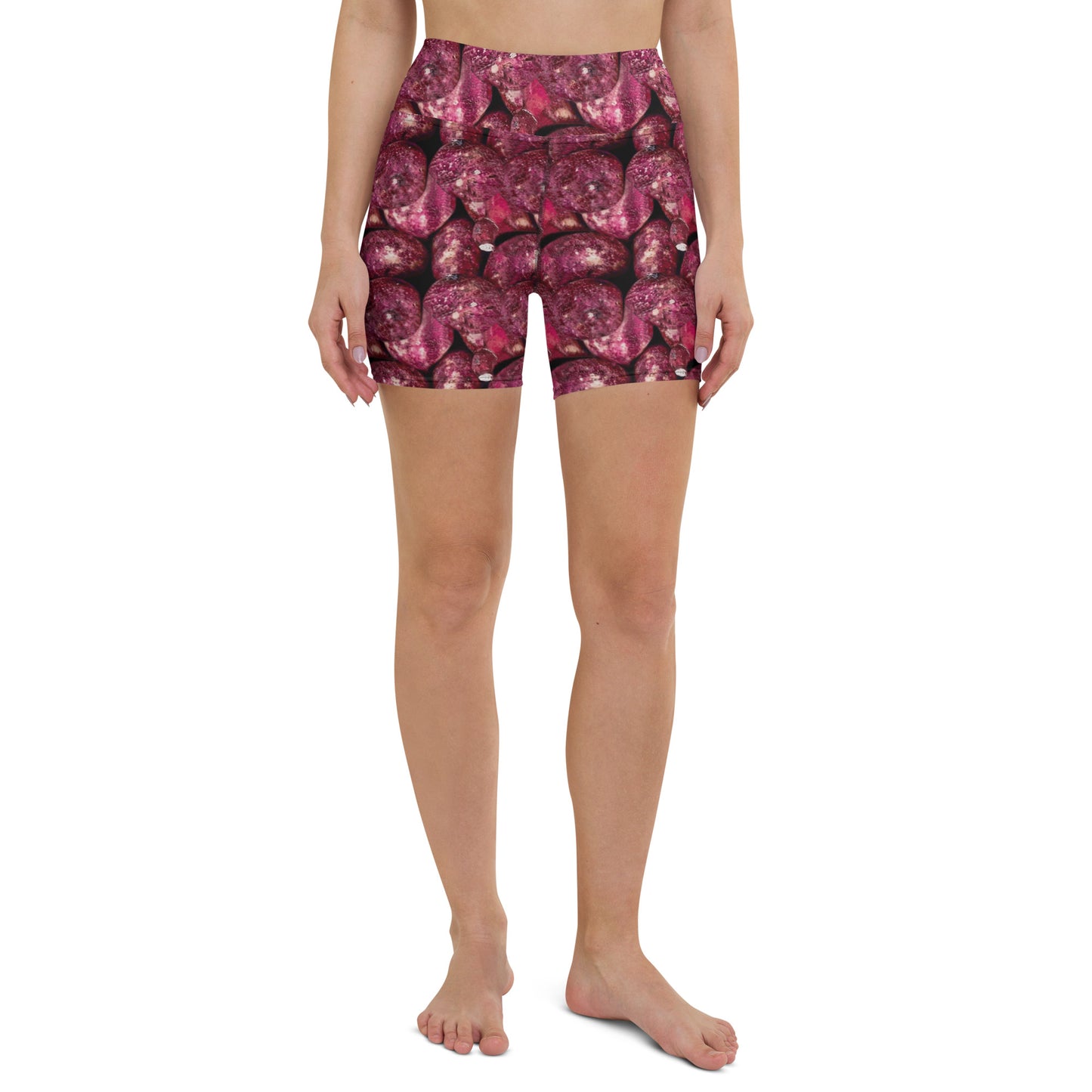 Vivid Pink Potatoes Athletic Shorts