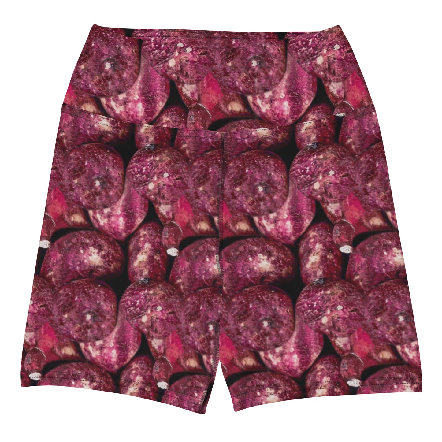 Vivid Pink Potatoes Athletic Shorts